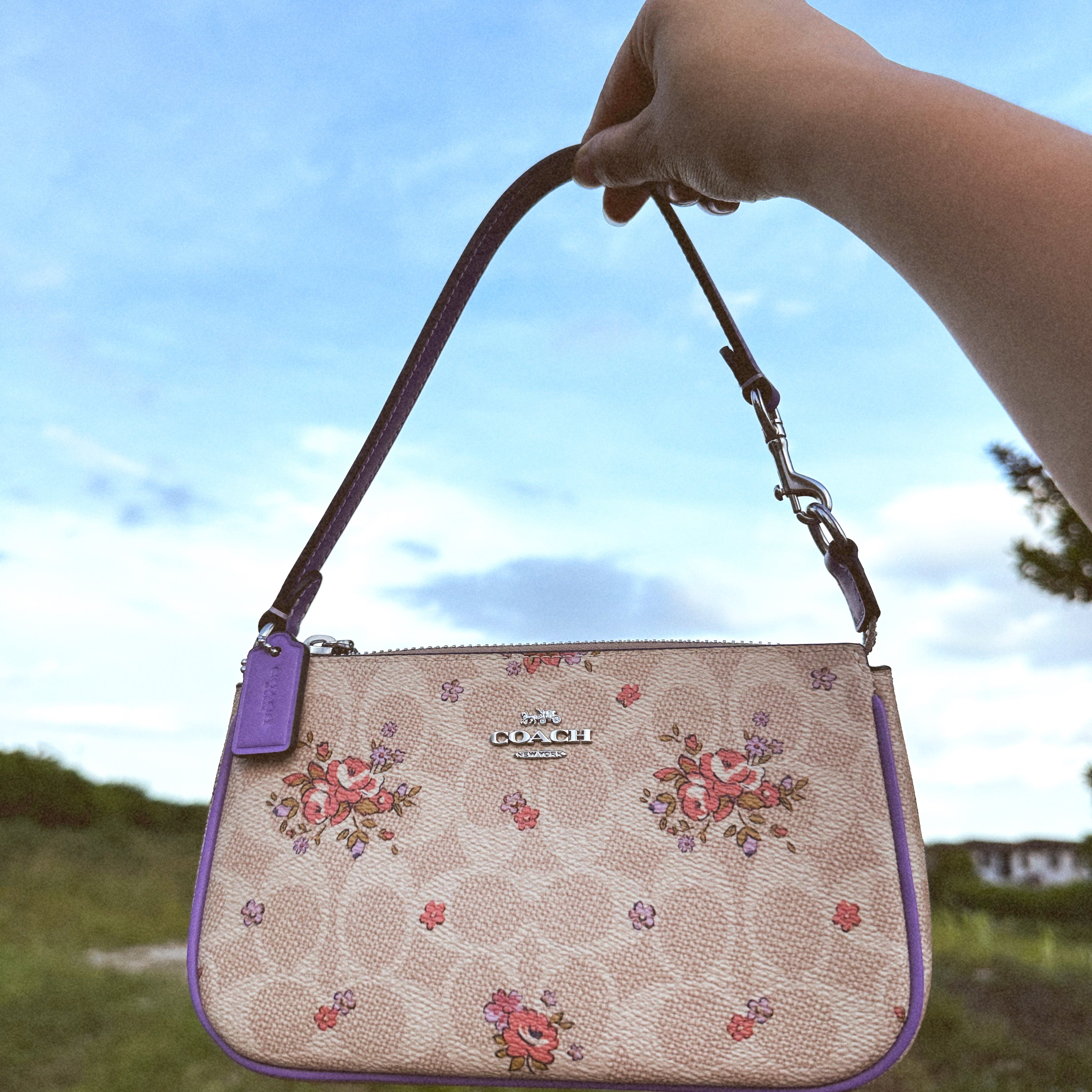 COACH NOLITA BAG FLOWERS
