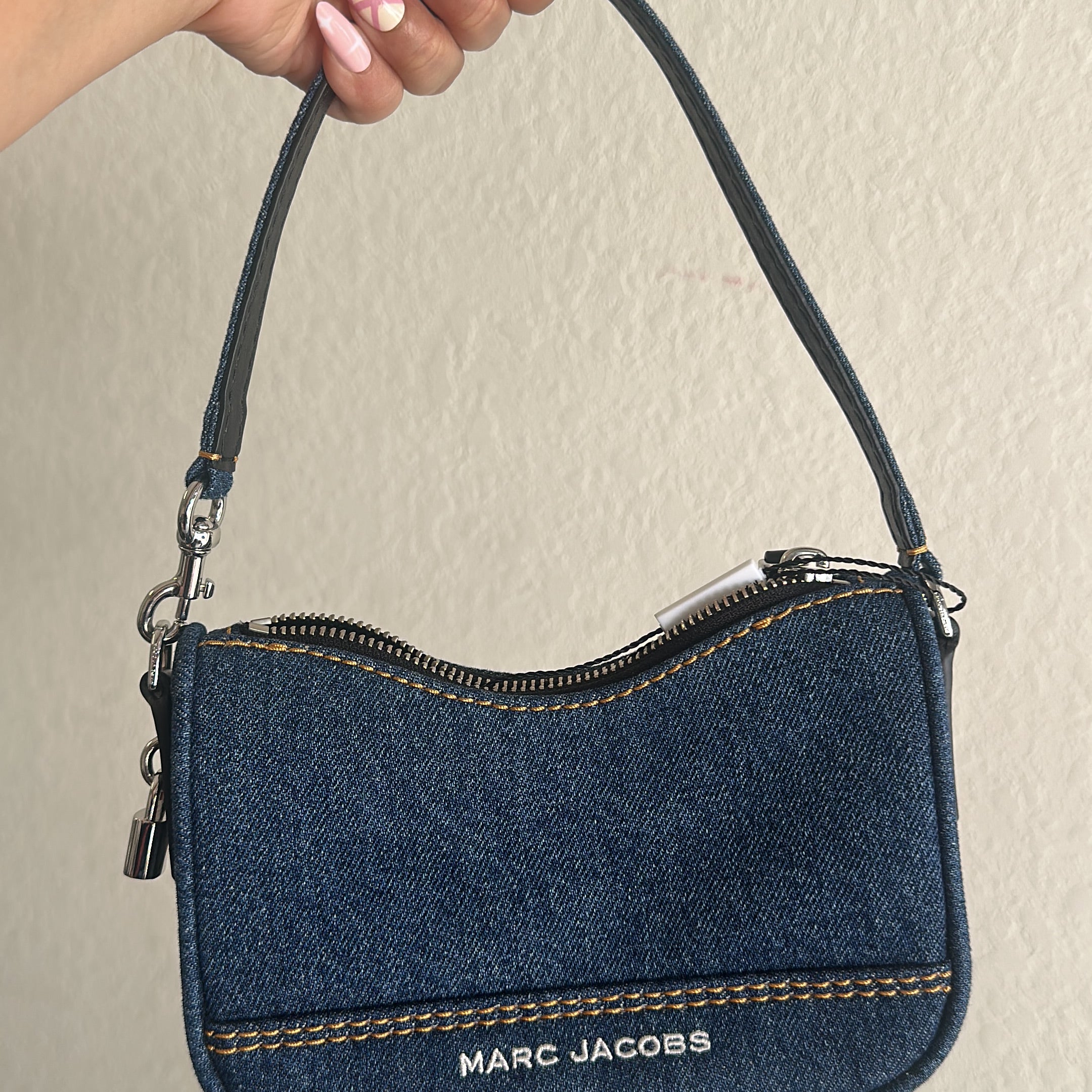 MARC JACOBS DENIM SHOULDER BAG