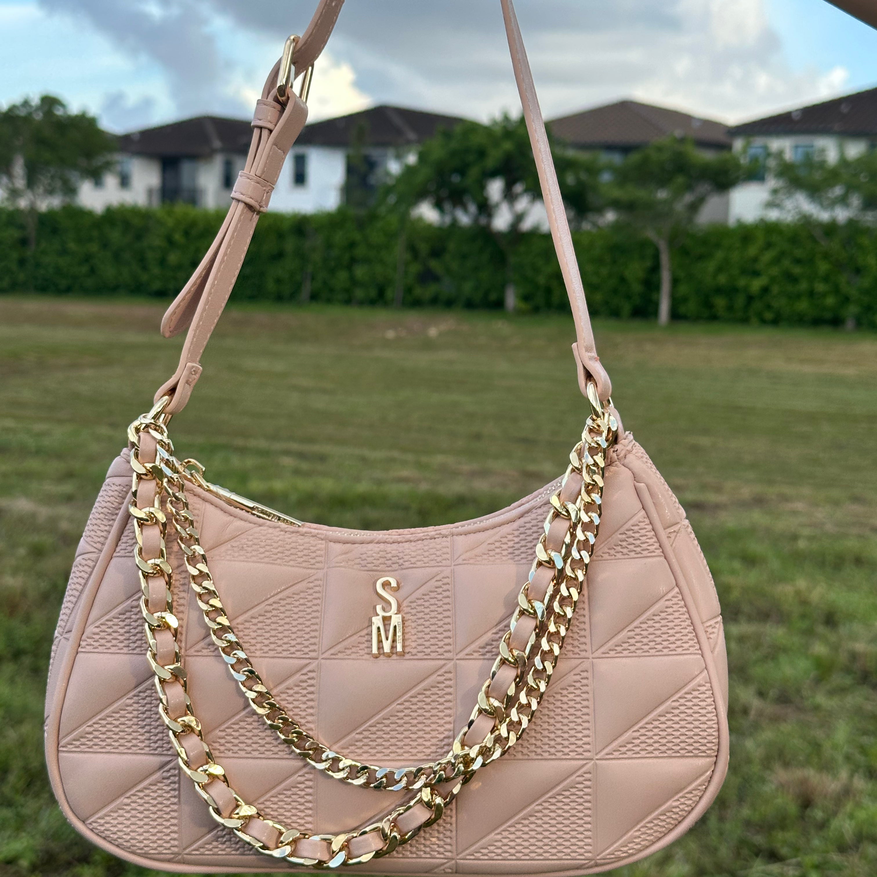 STEVE MADDEN PINK SHOULDER BAG