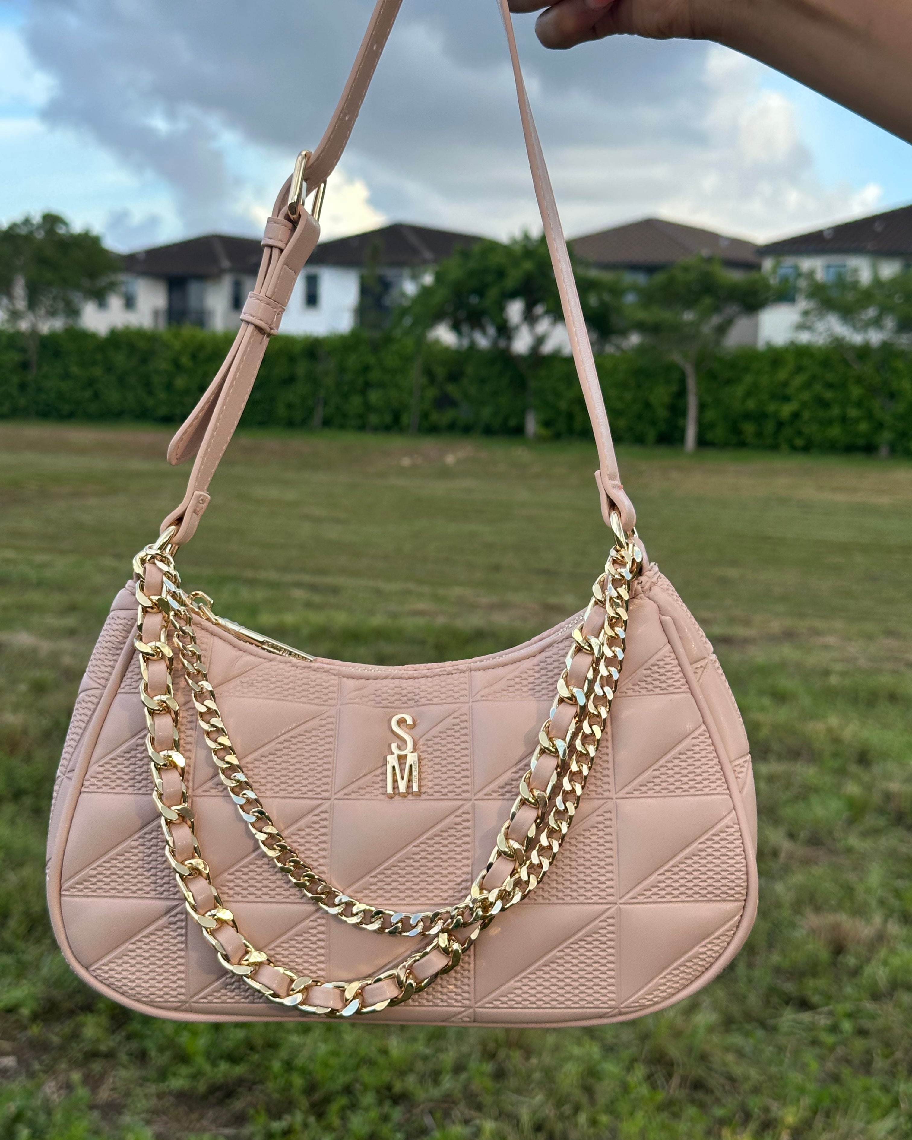 STEVE MADDEN PINK SHOULDER BAG