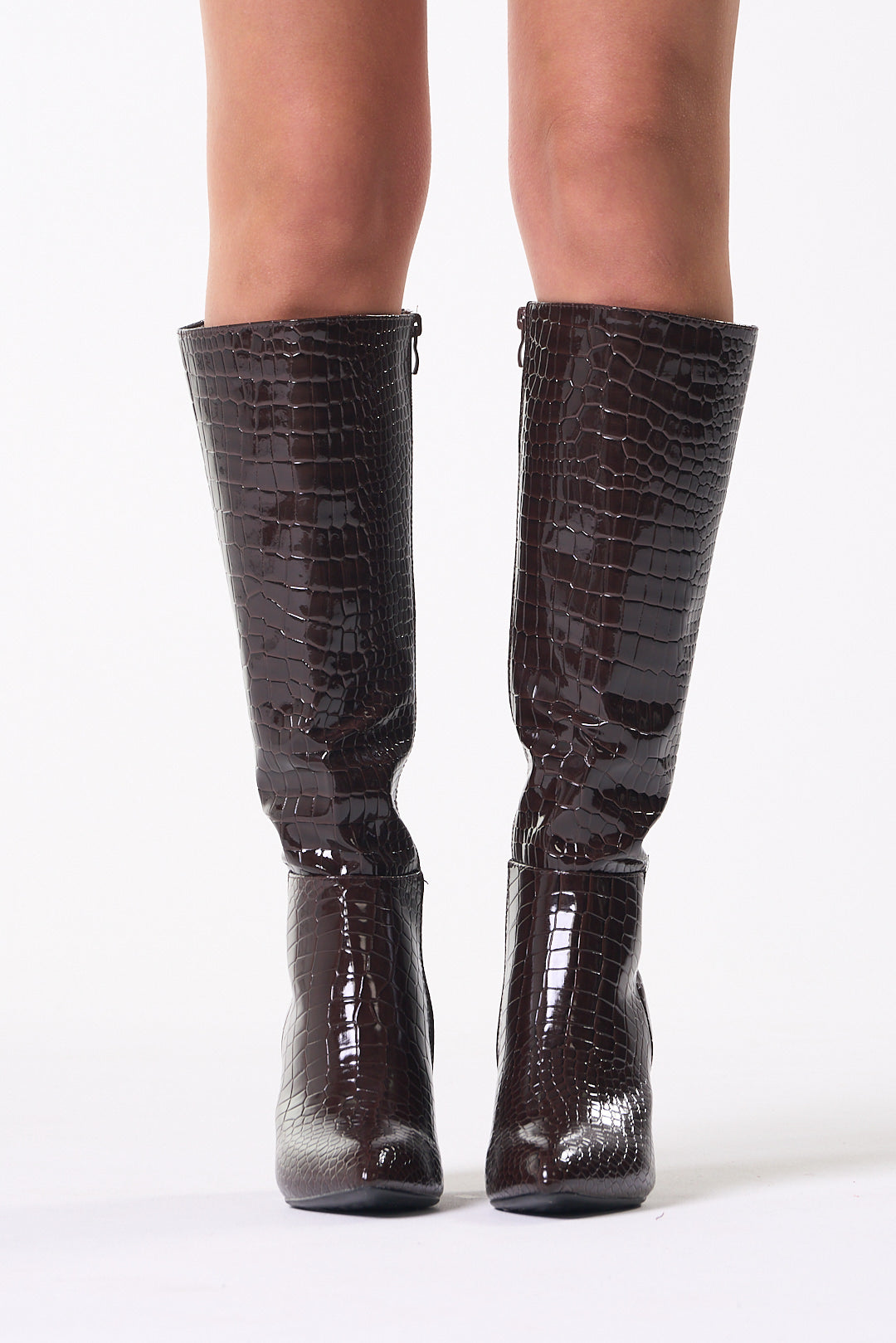 SNAKE BROWN BOOTS