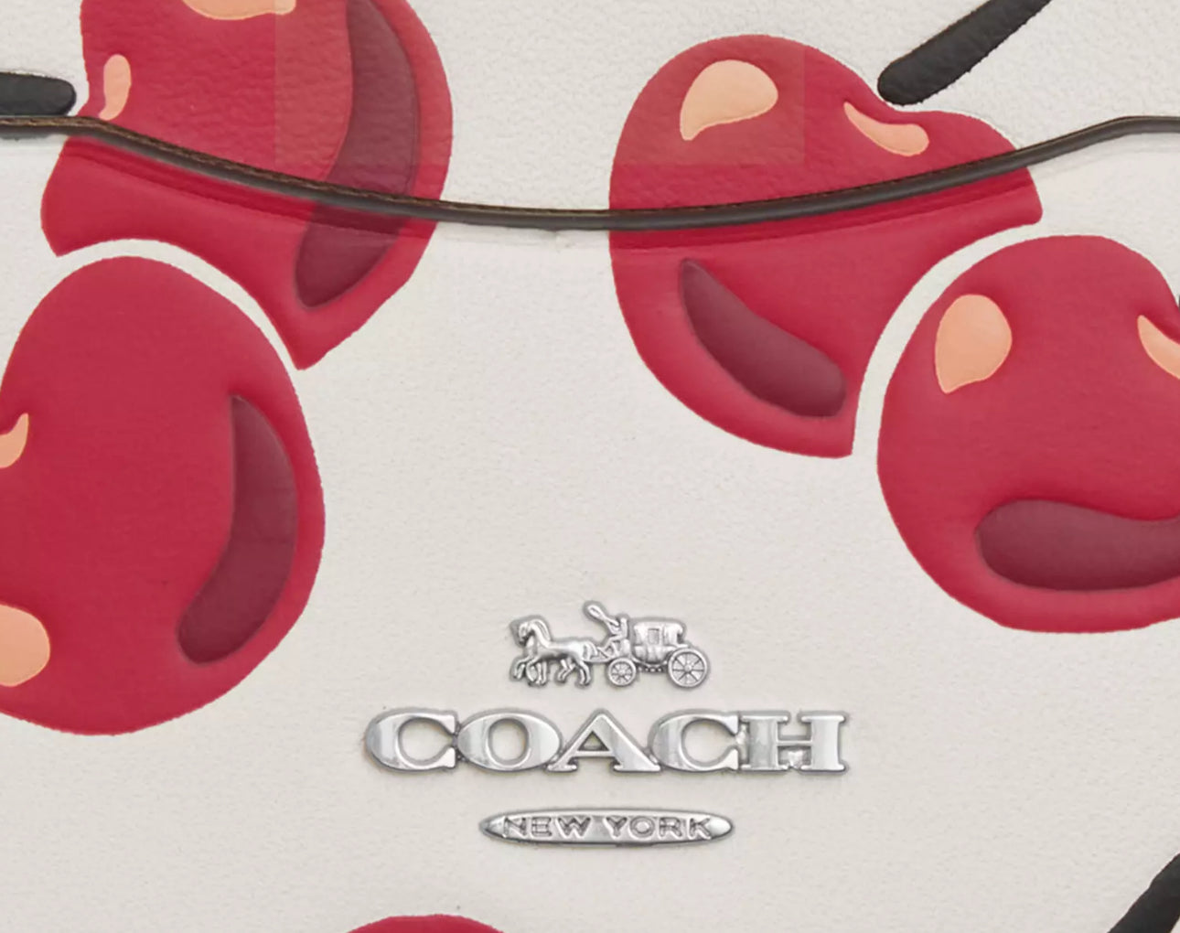 COACH CHERRY CARD HOLDER
