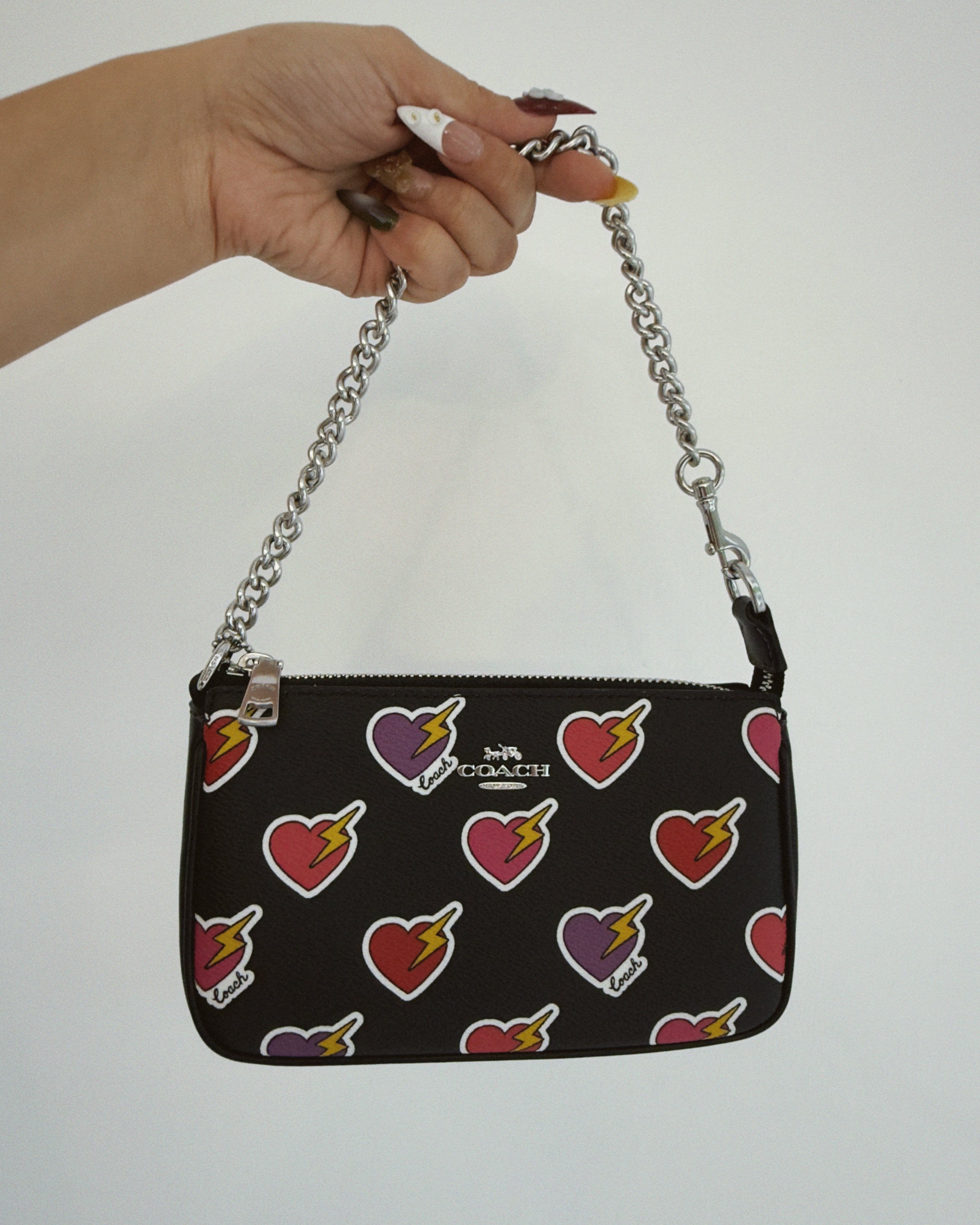 COACH NOLITA 19 HEART BAG