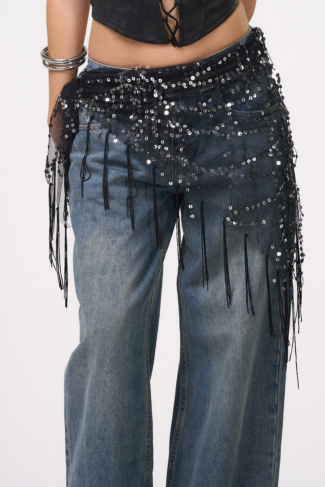 SEQUIN  BODY SCARF