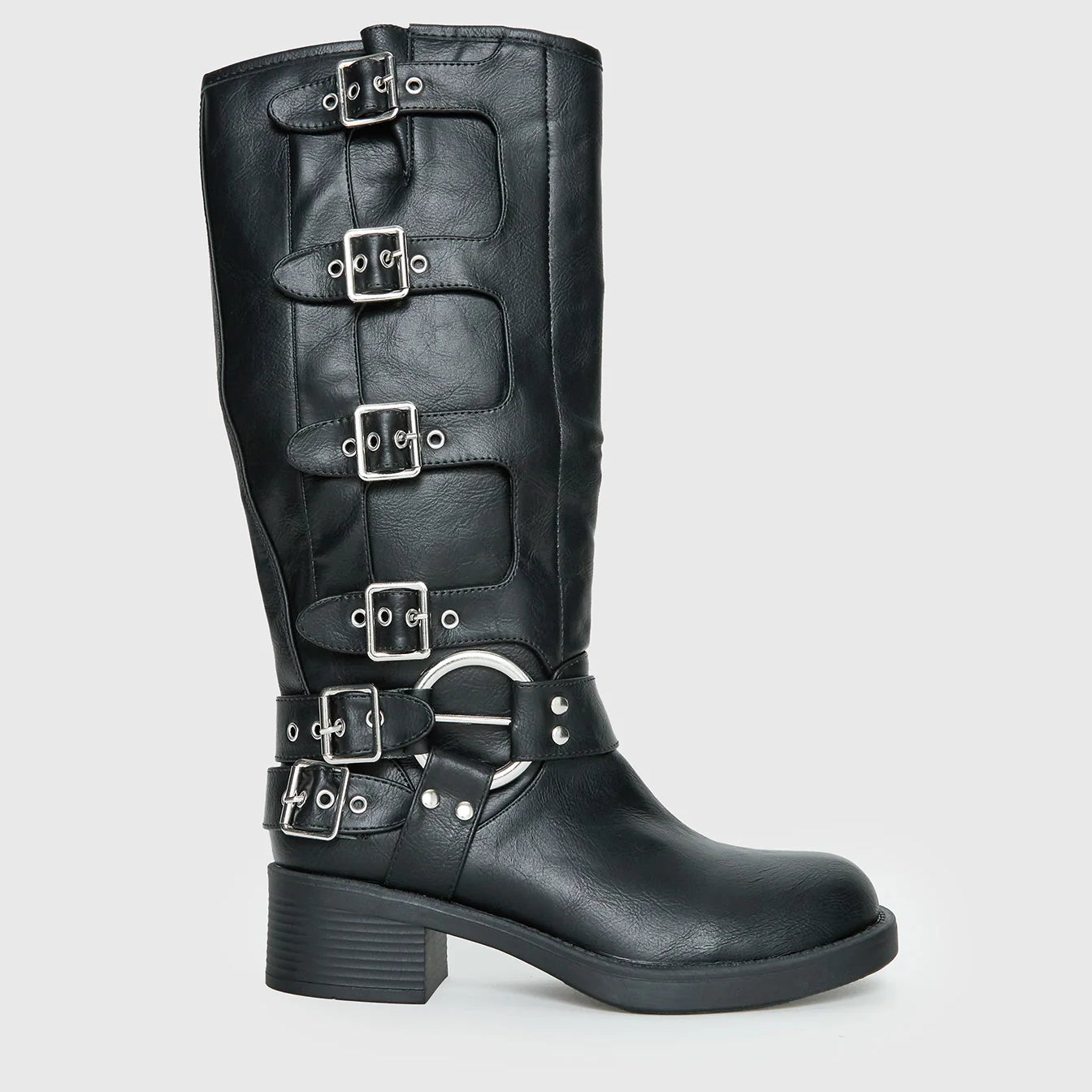 MOTO BLACK BOOTS