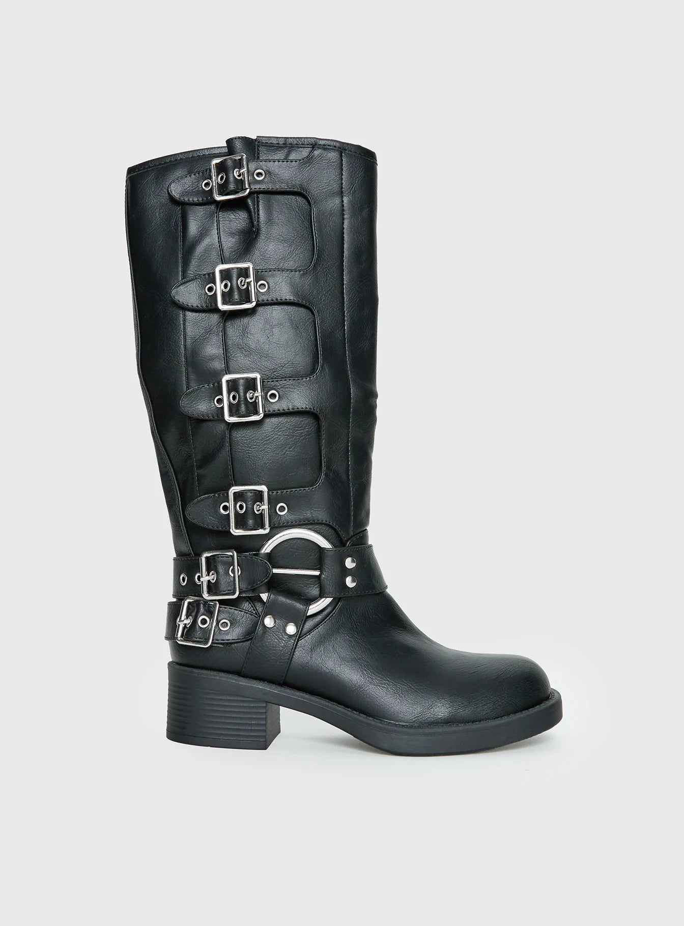 MOTO BLACK BOOTS