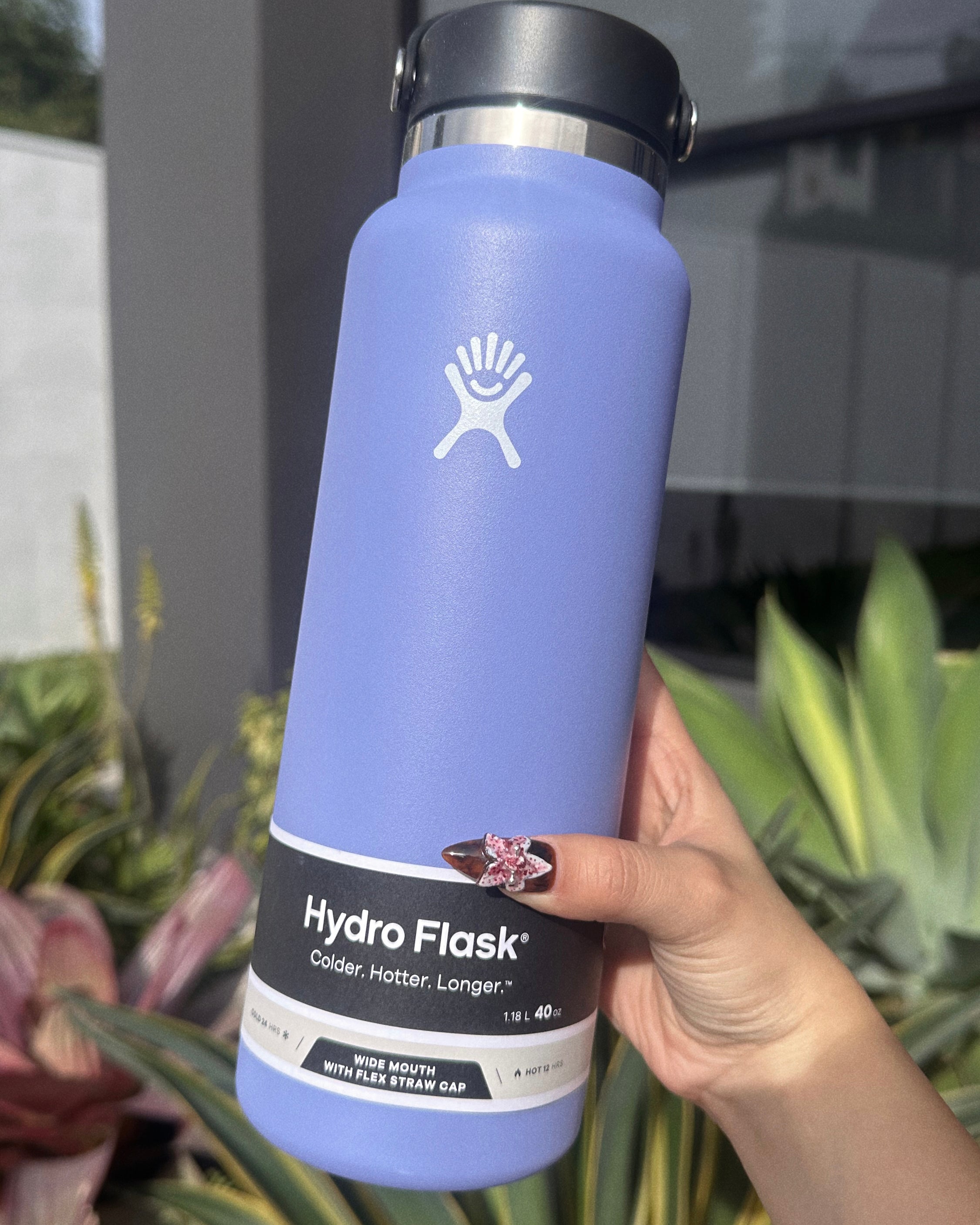 HYDROFLASK BOTTLE 40 OZ PURPLE