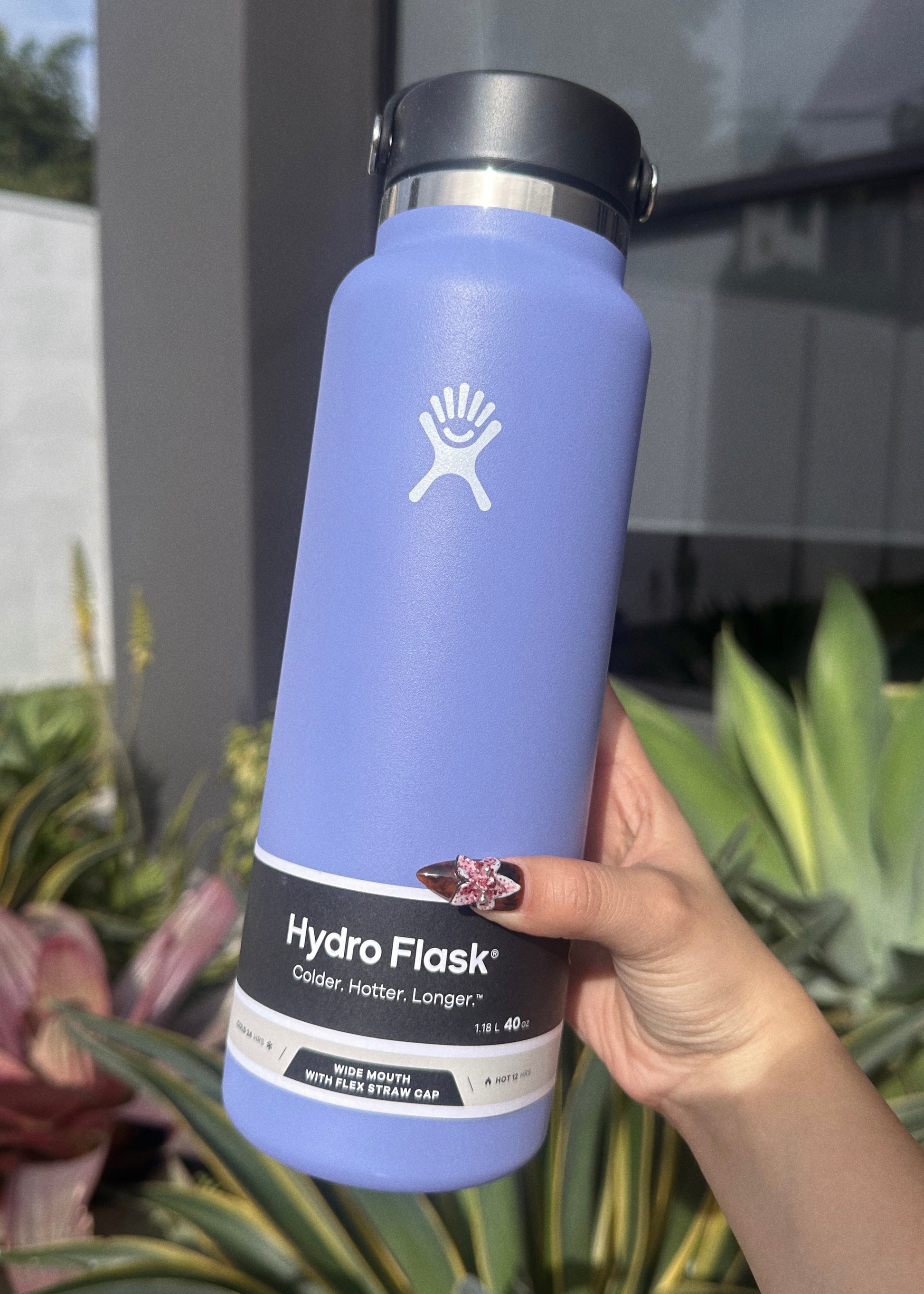 HYDROFLASK BOTTLE 40 OZ PURPLE