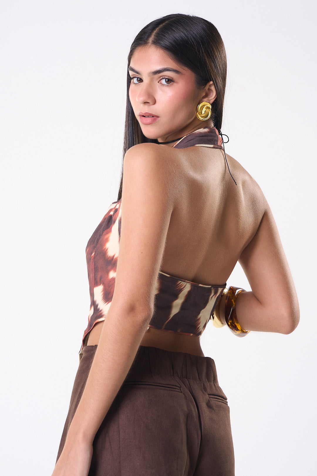 LIZY BROWN SKIRT