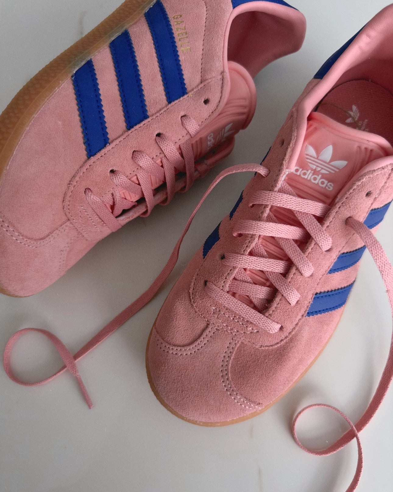 ADIDAS GAZELLE PINK & BLUE