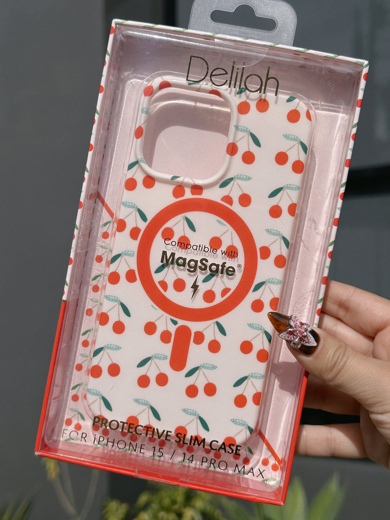 DELILAH CHERRY IPHONE CASE