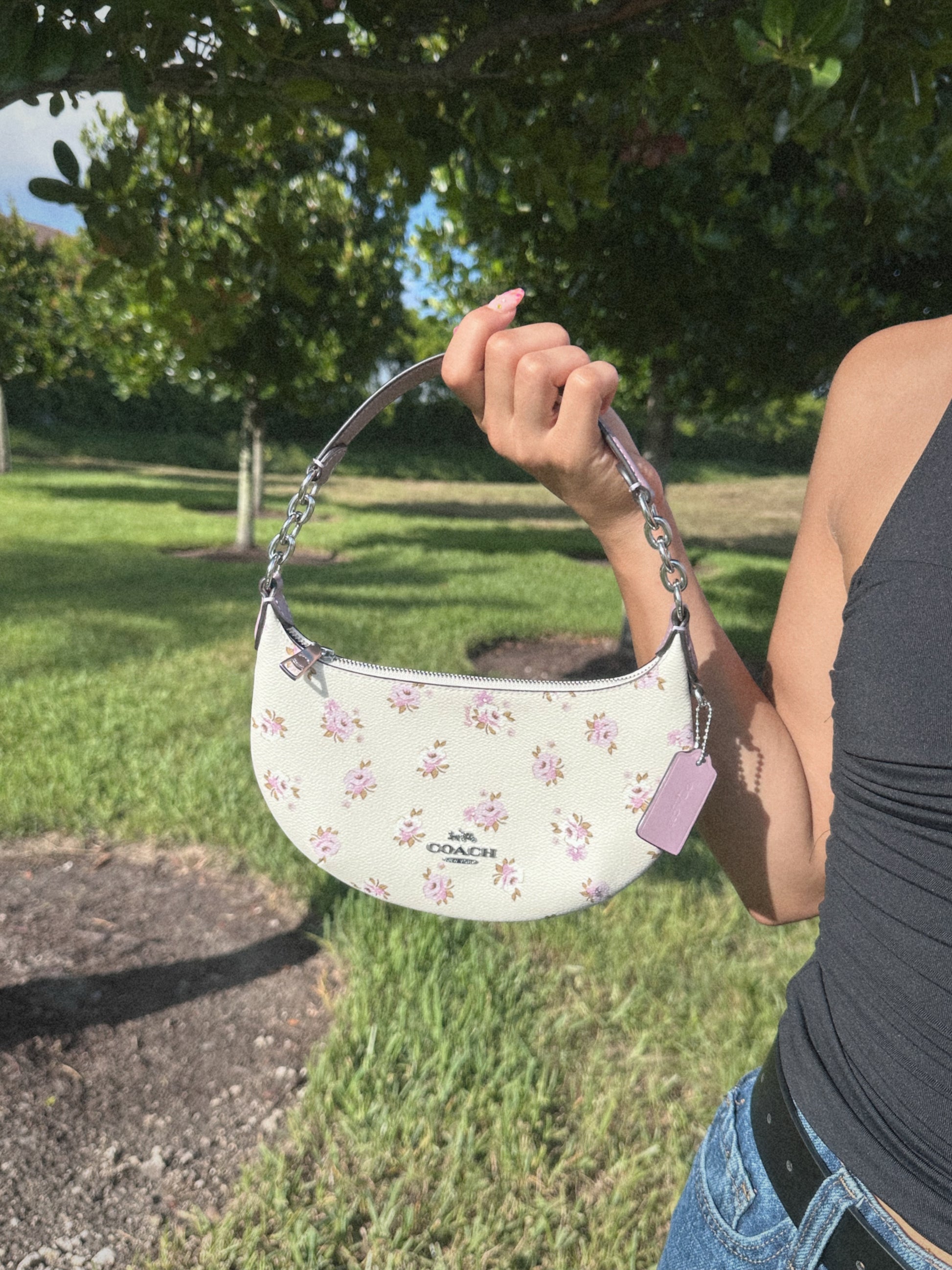 COACH MINI PAYTON FLORAL BAG