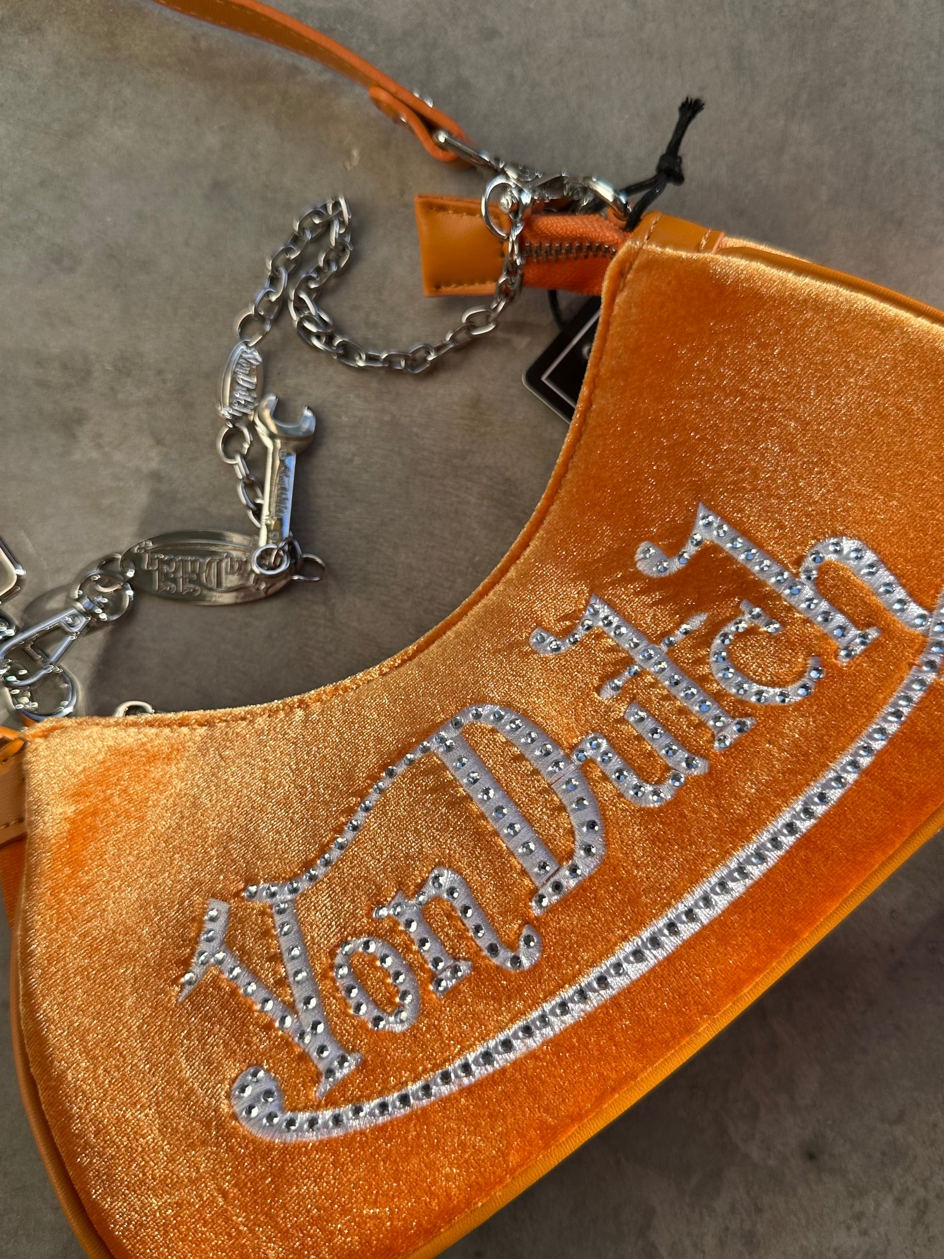 VON DUTCH VELVET BAG