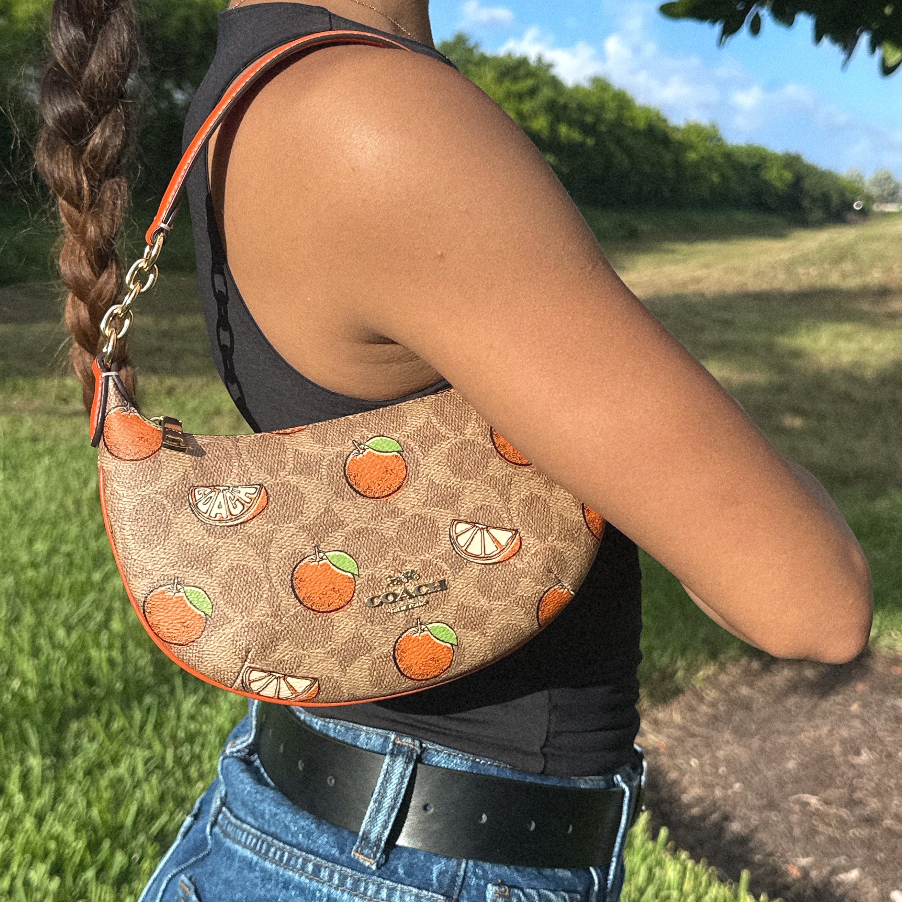 COACH PAYTON MINI BAG ORANGES