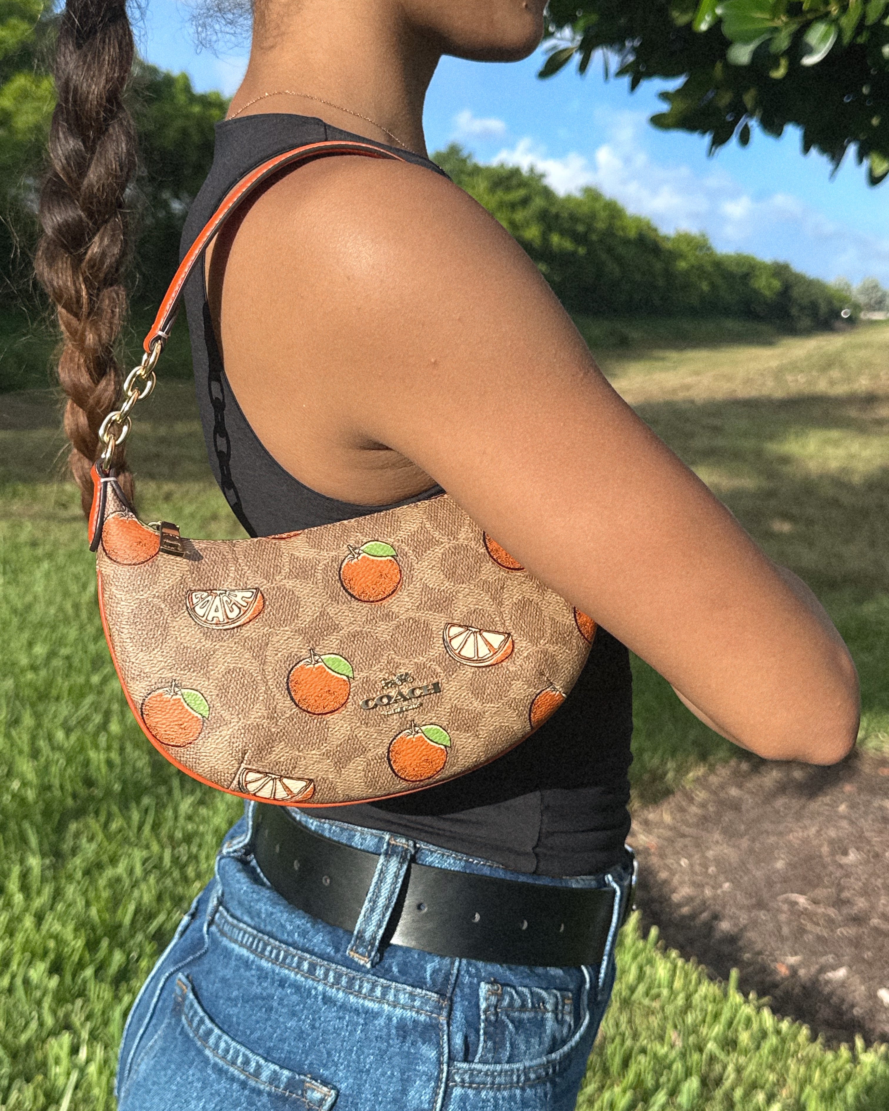 COACH PAYTON MINI BAG ORANGES