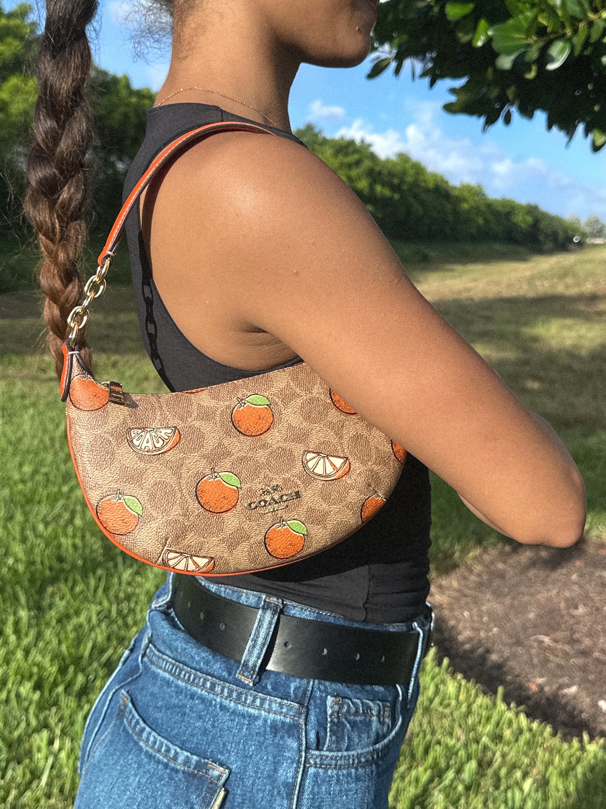 COACH PAYTON MINI BAG ORANGES