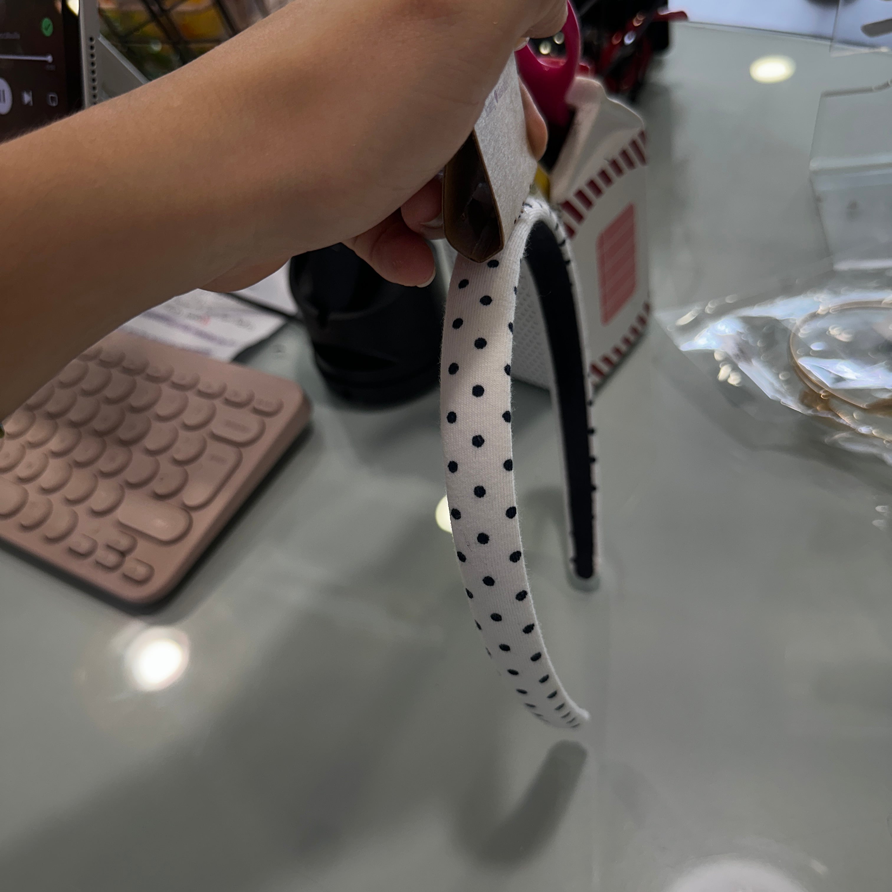 POLKA HAIR ACCESSORY