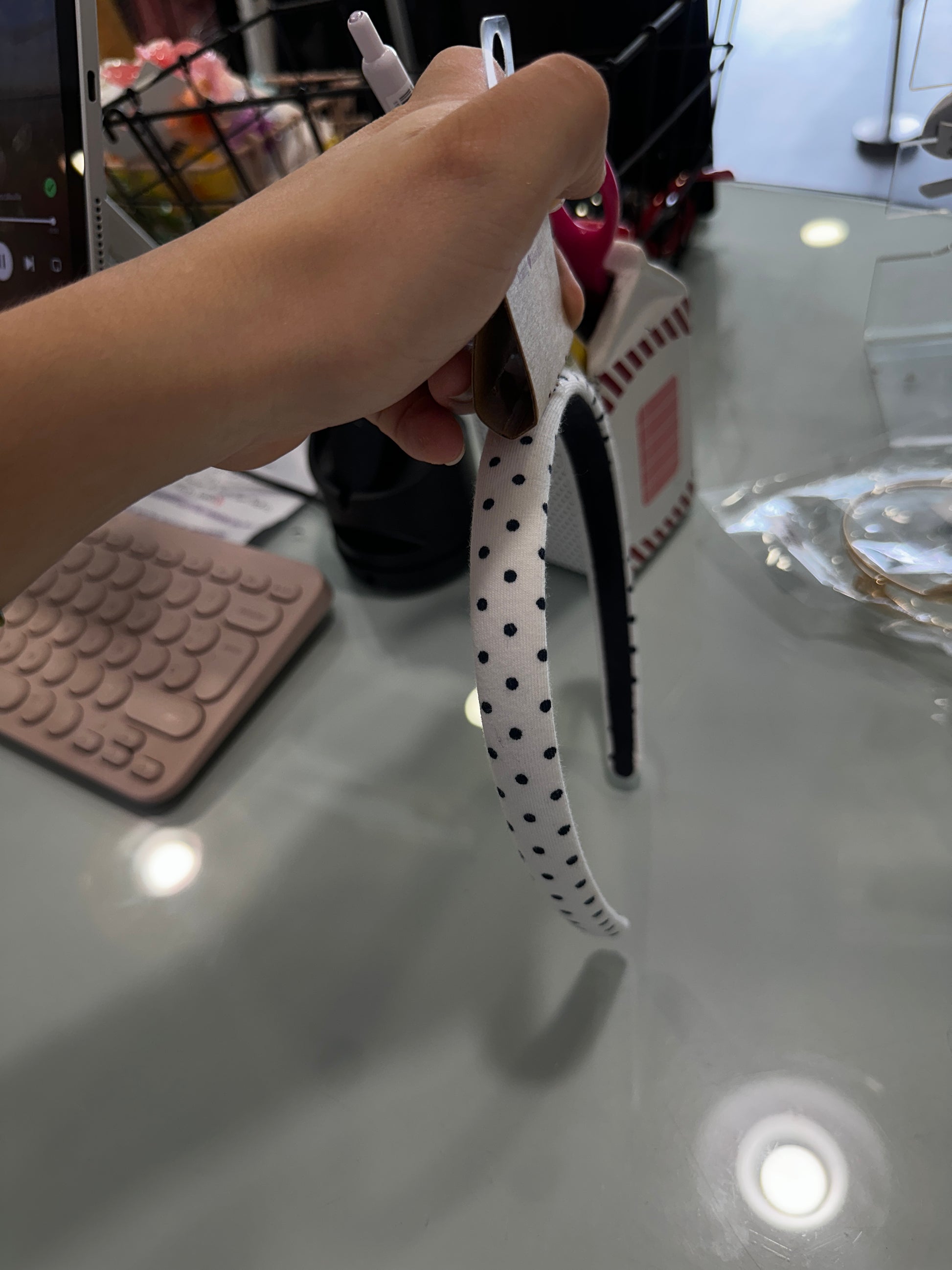 POLKA HAIR ACCESSORY