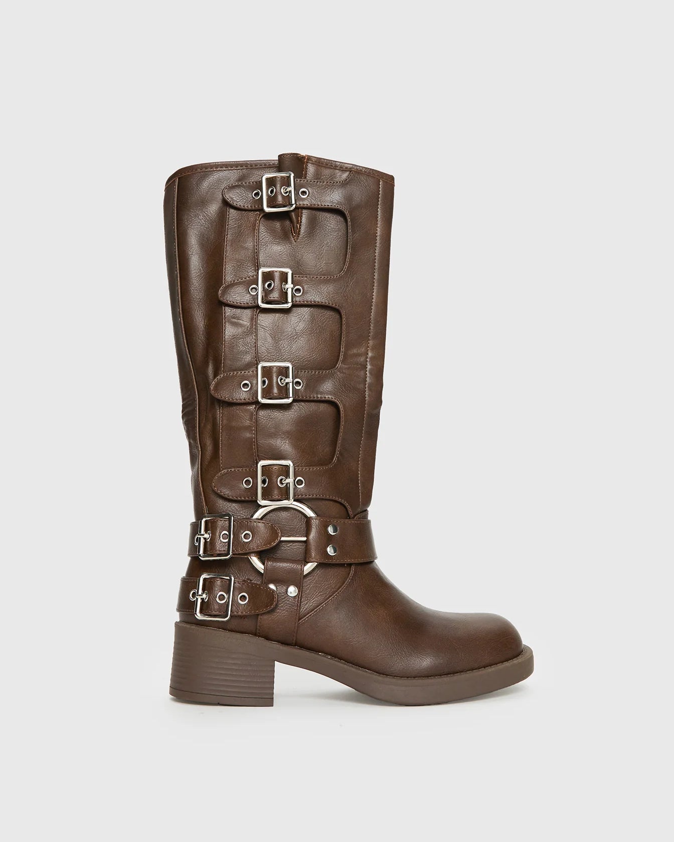 MOTO BROWN BOOTS