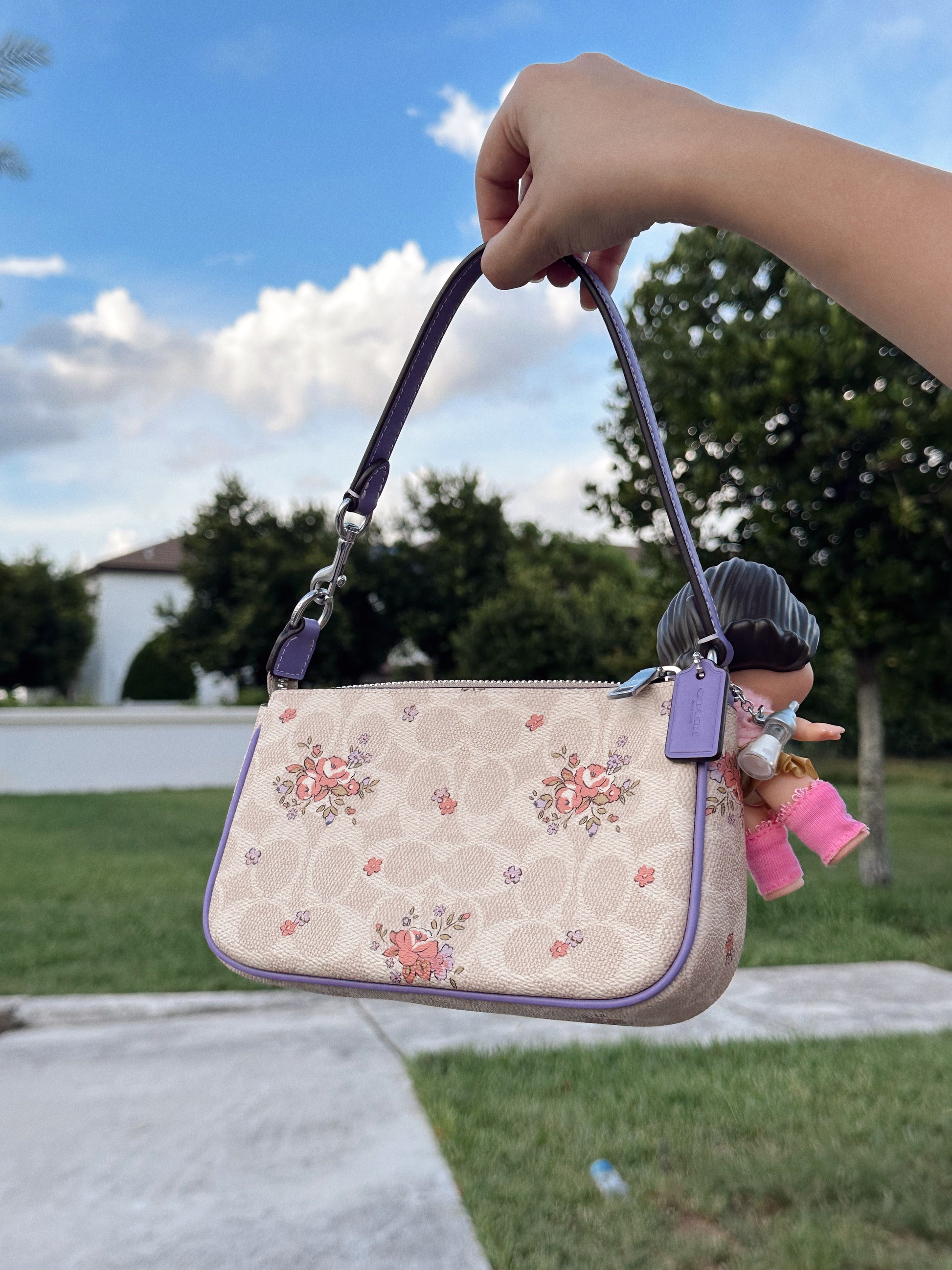 COACH NOLITA BAG FLOWERS