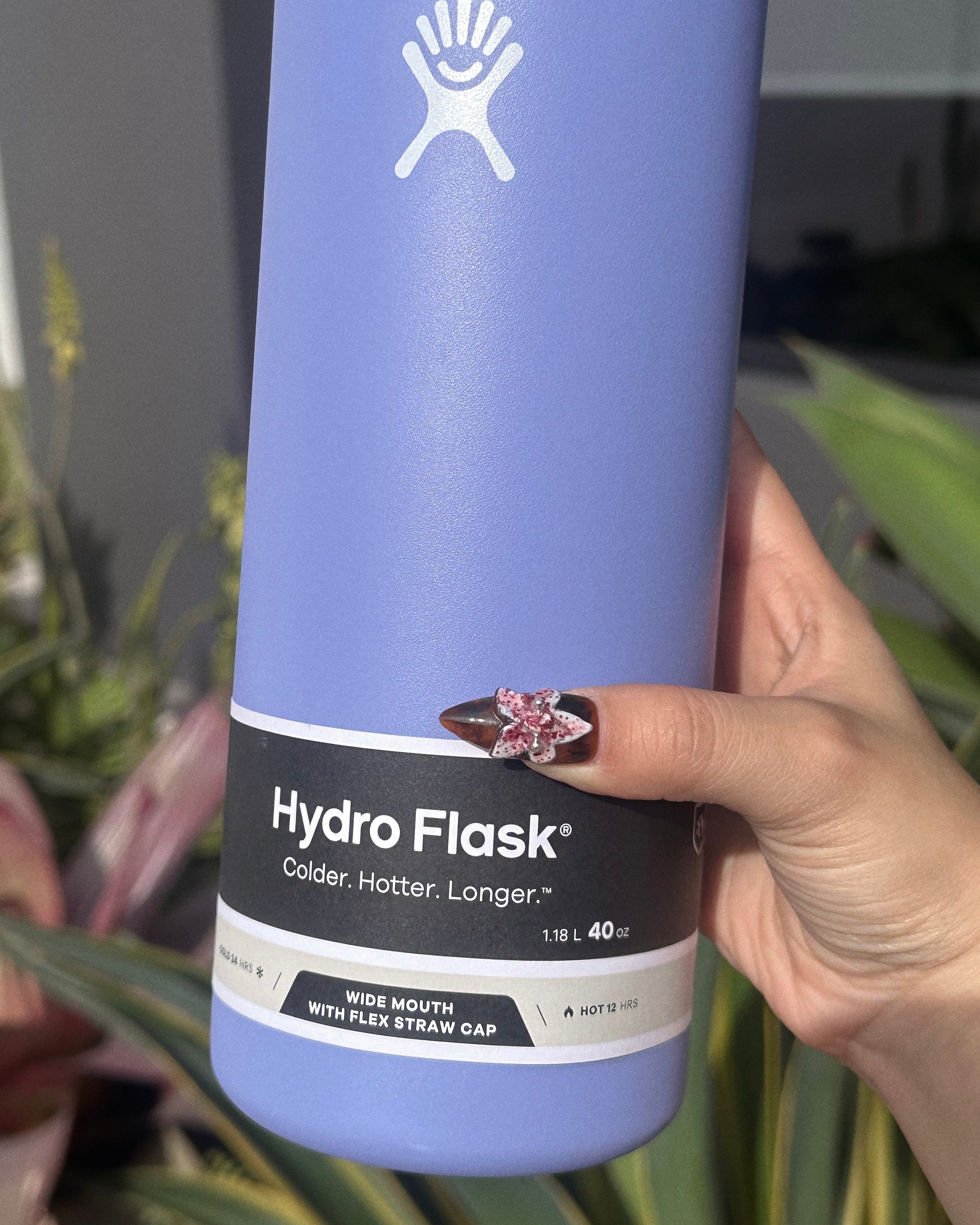 HYDROFLASK BOTTLE 40 OZ PURPLE