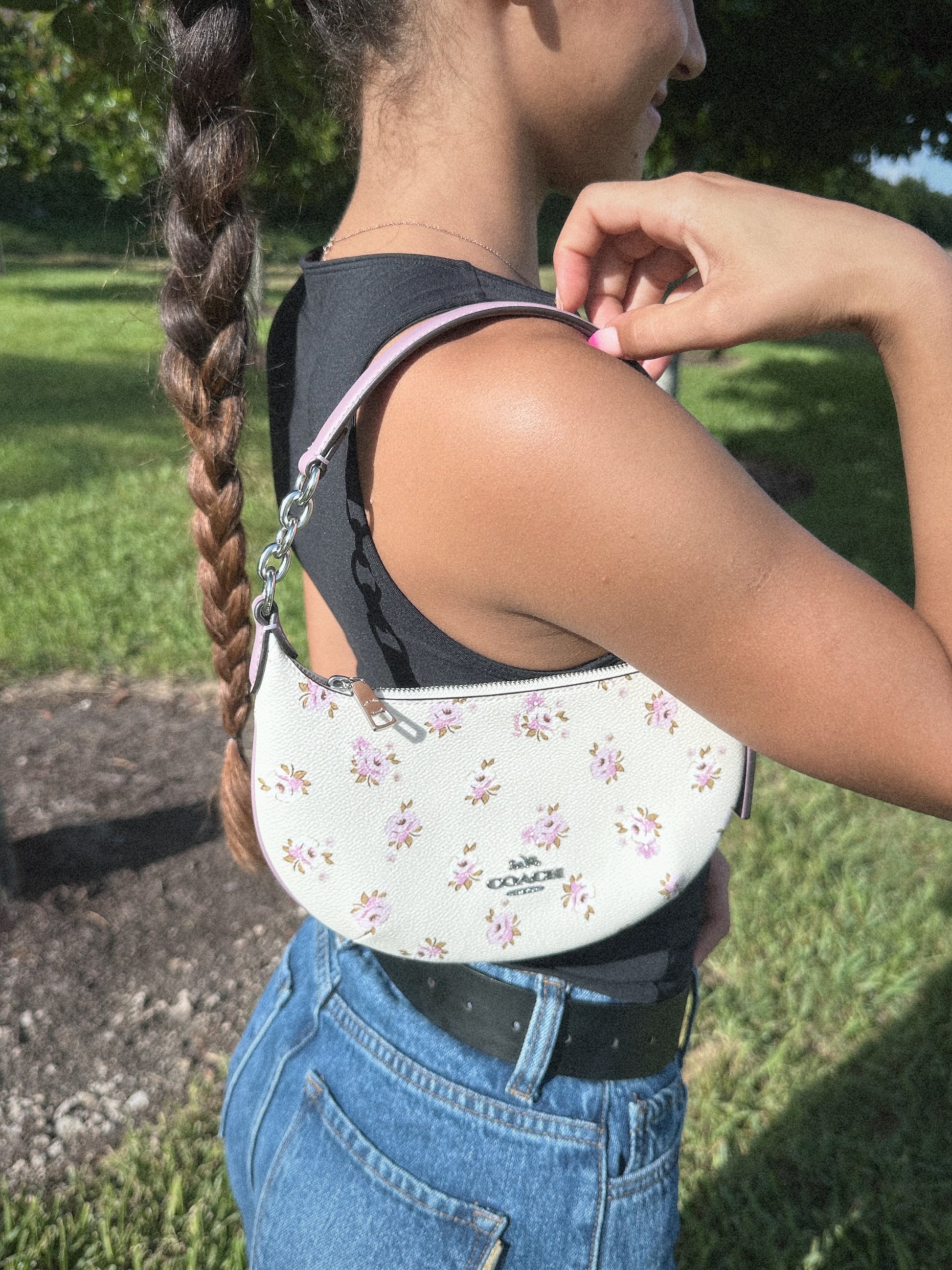 COACH MINI PAYTON FLORAL BAG