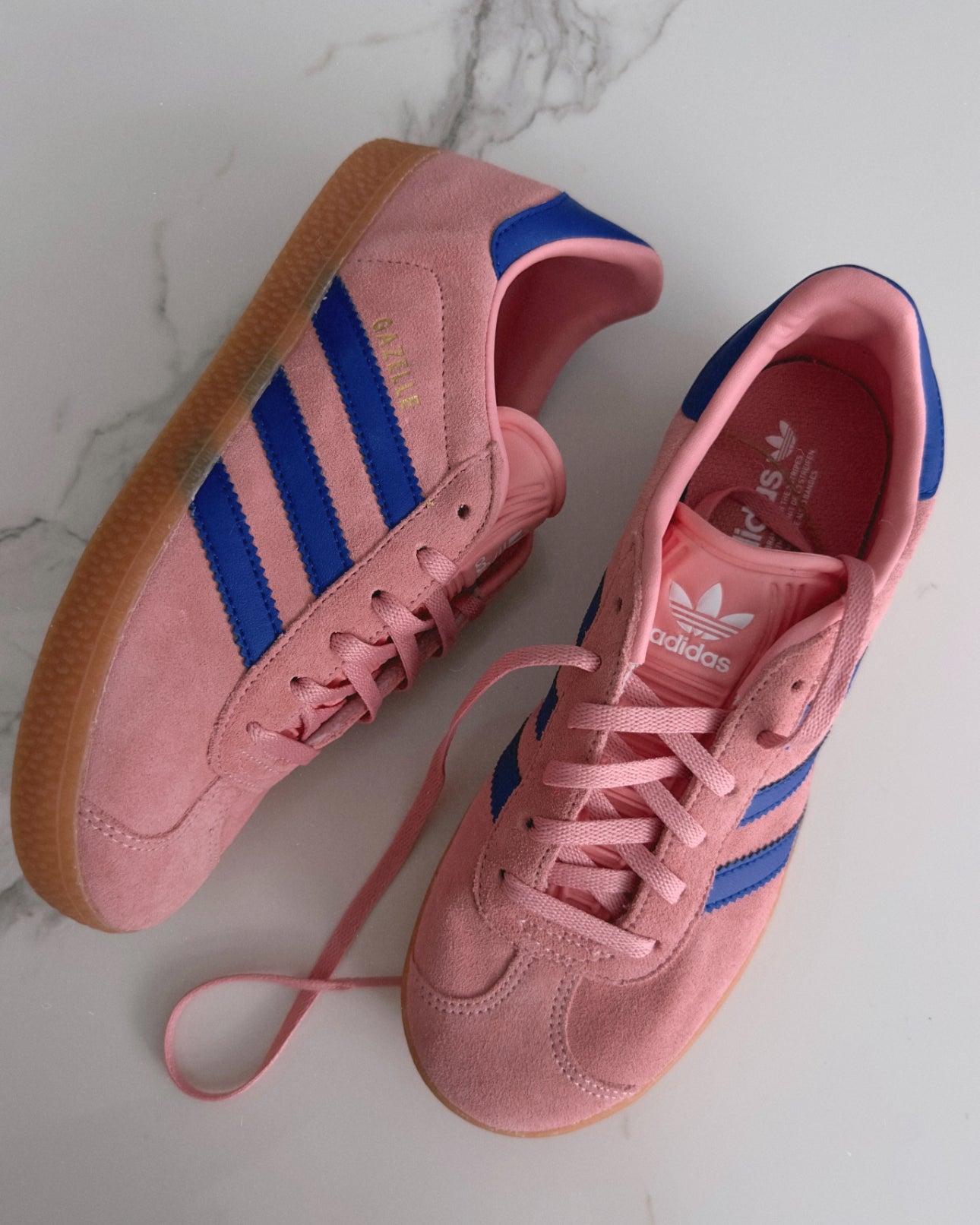 ADIDAS GAZELLE PINK & BLUE