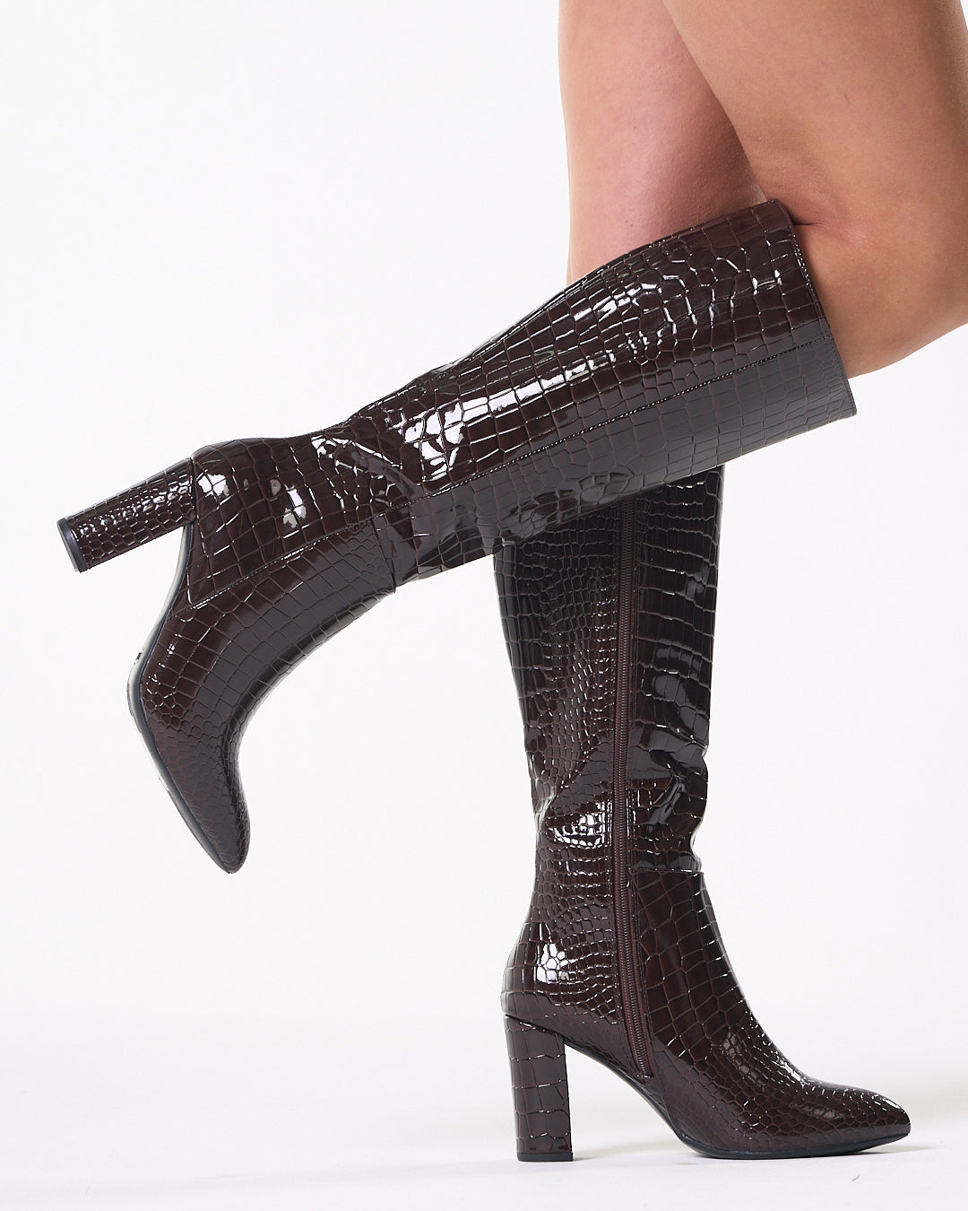 SNAKE BROWN BOOTS