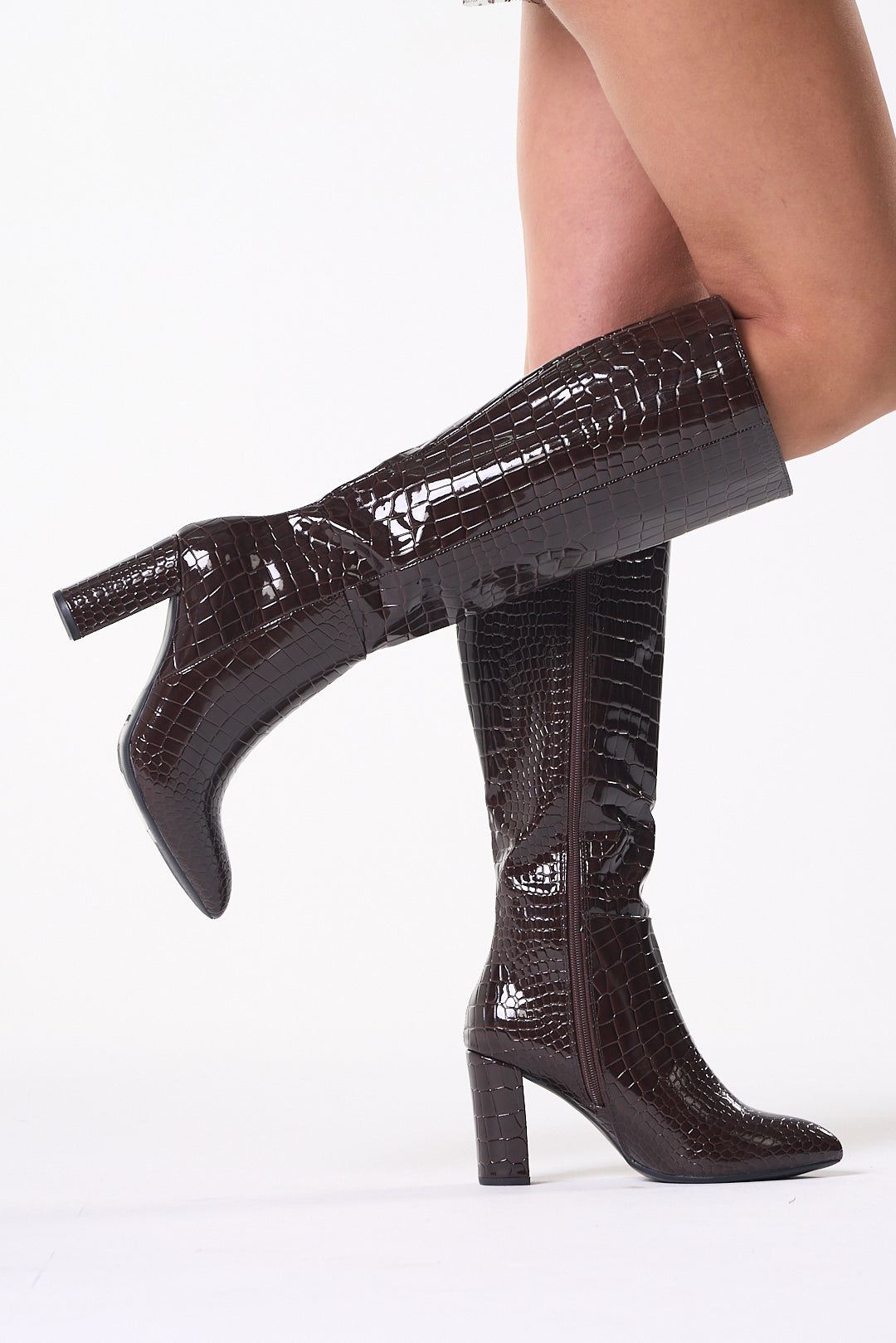 SNAKE BROWN BOOTS