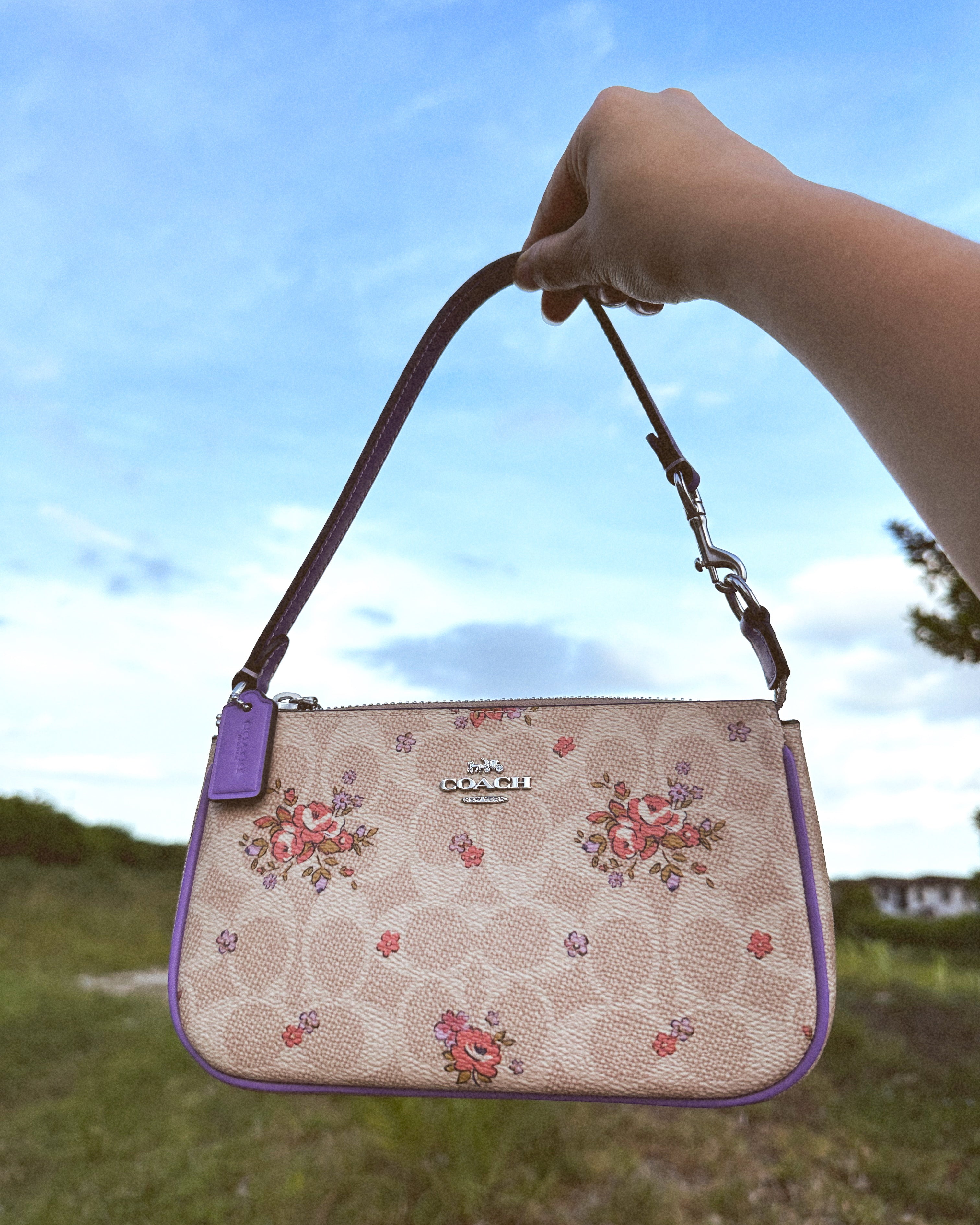 COACH NOLITA BAG FLOWERS