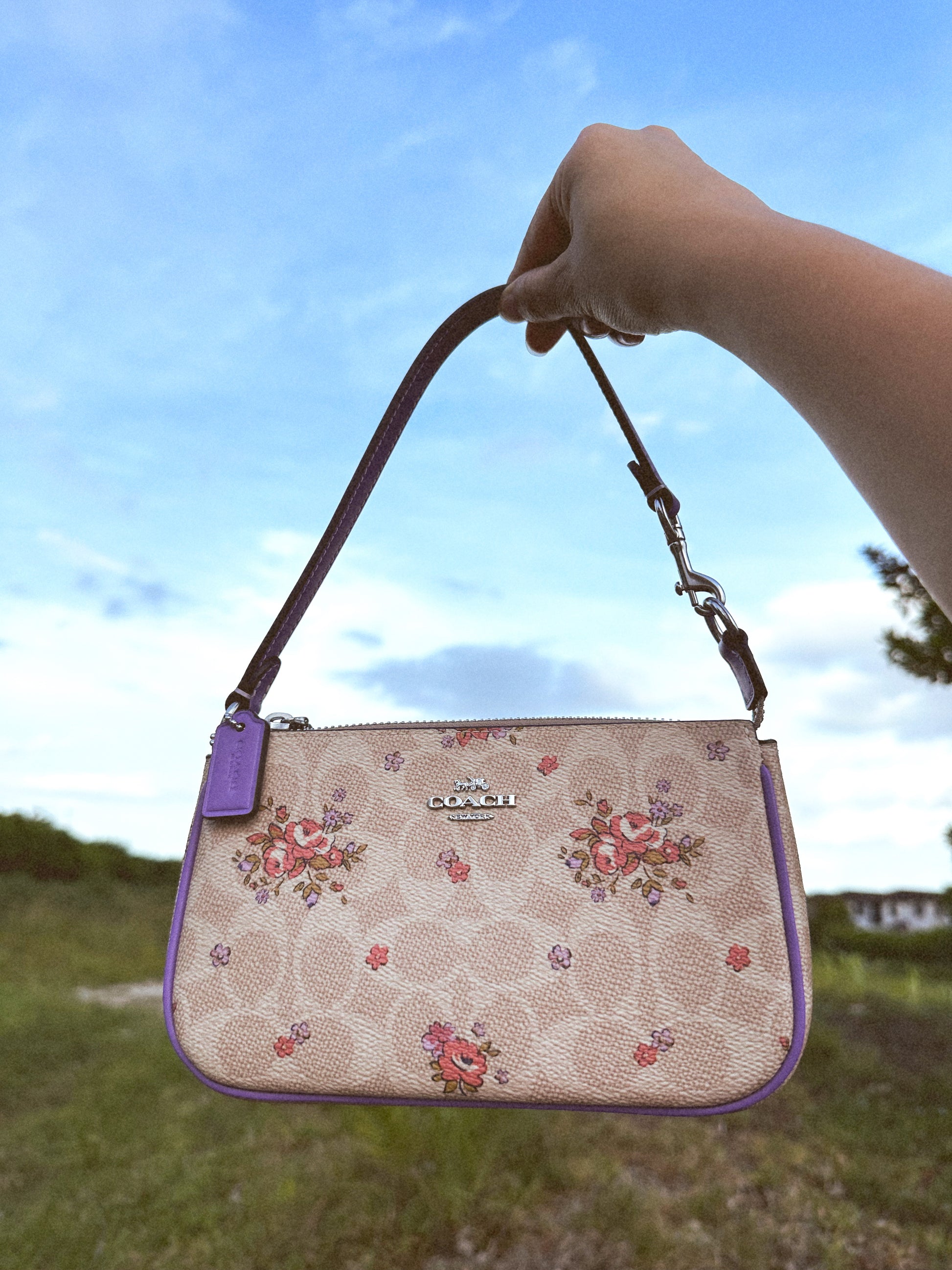COACH NOLITA BAG FLOWERS