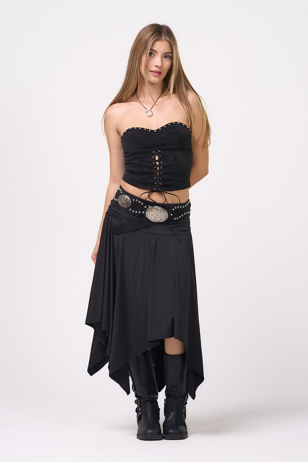 ARIEL BLACK CORSET TOP