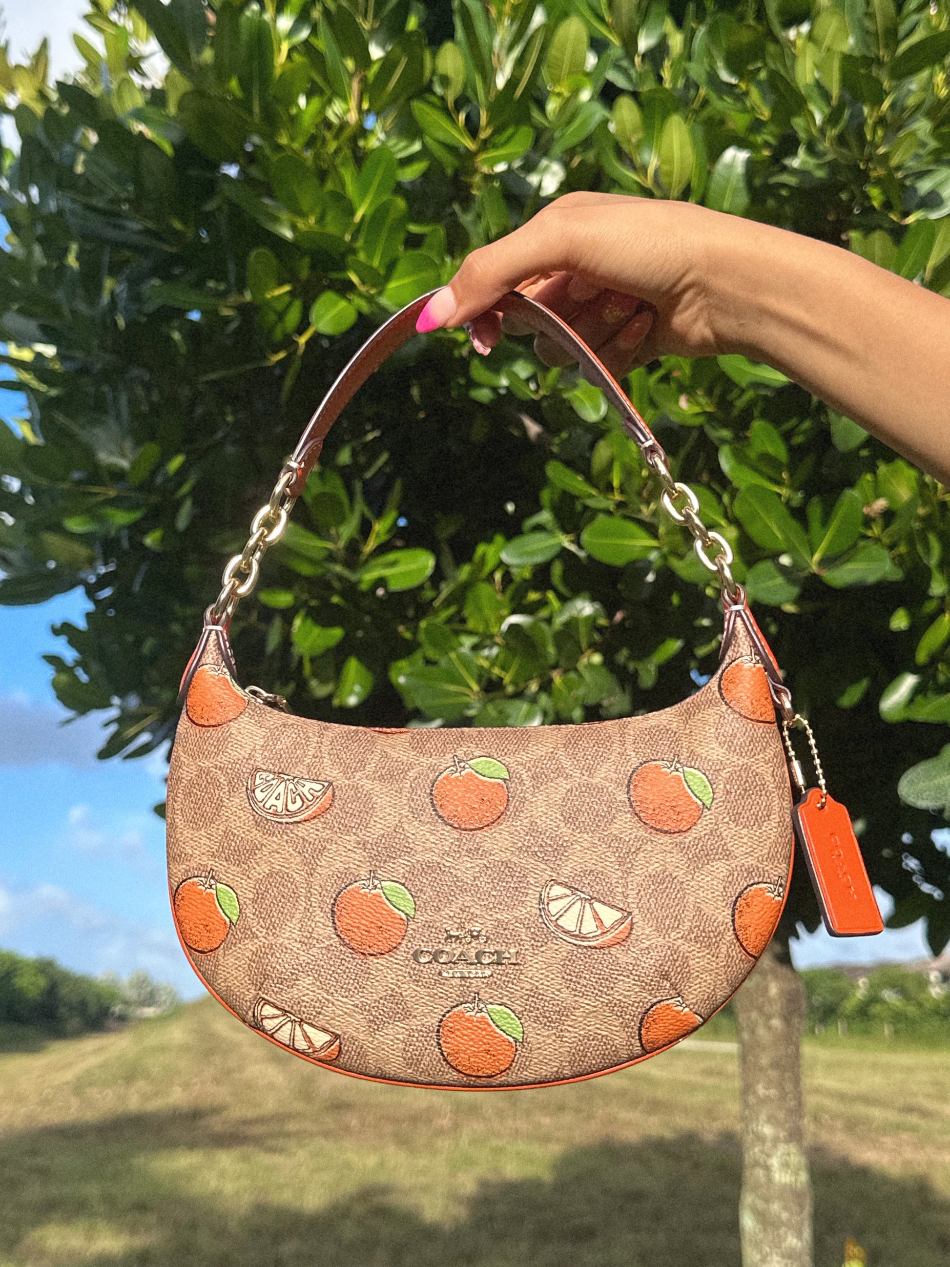 COACH PAYTON MINI BAG ORANGES