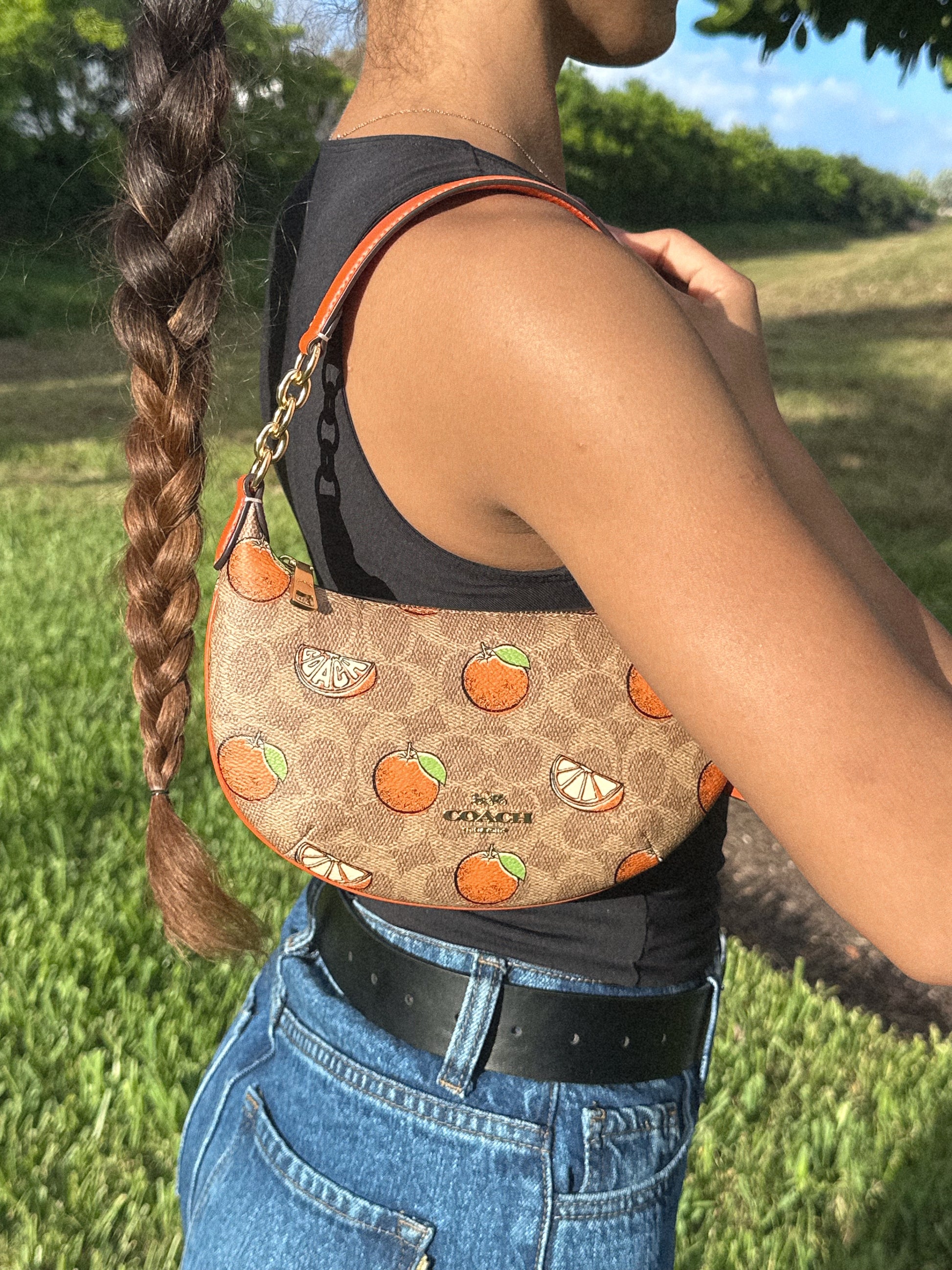 COACH PAYTON MINI BAG ORANGES