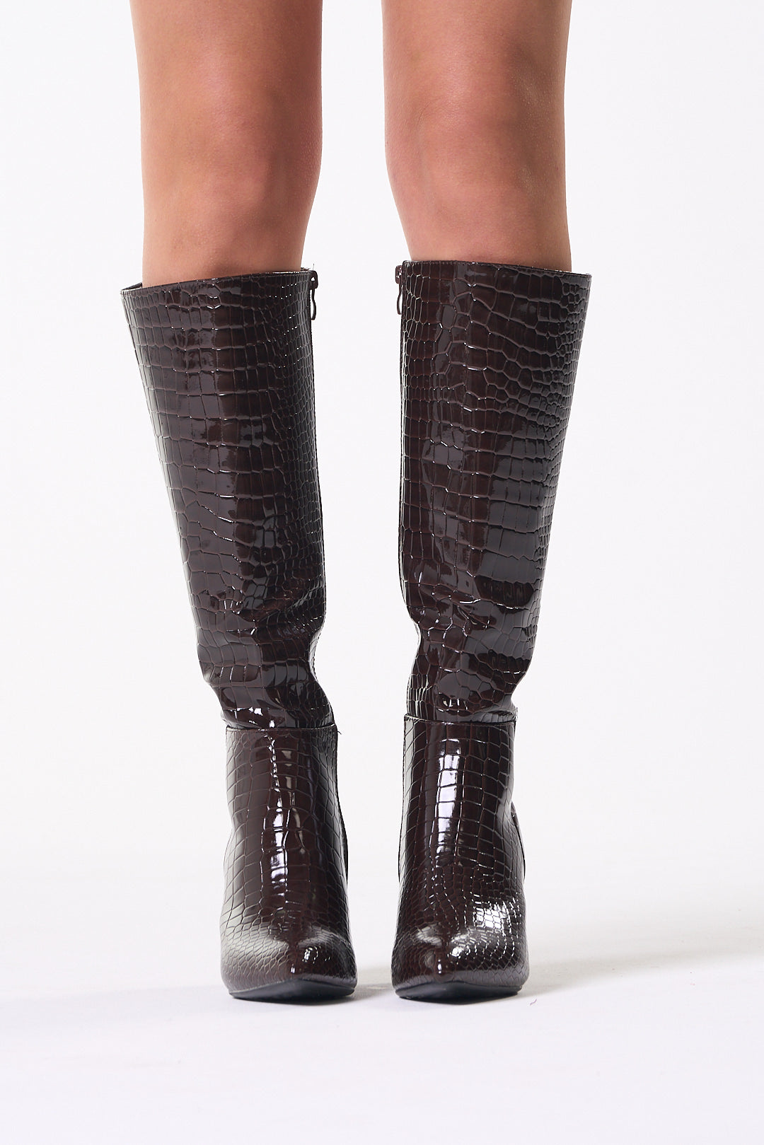 SNAKE BROWN BOOTS