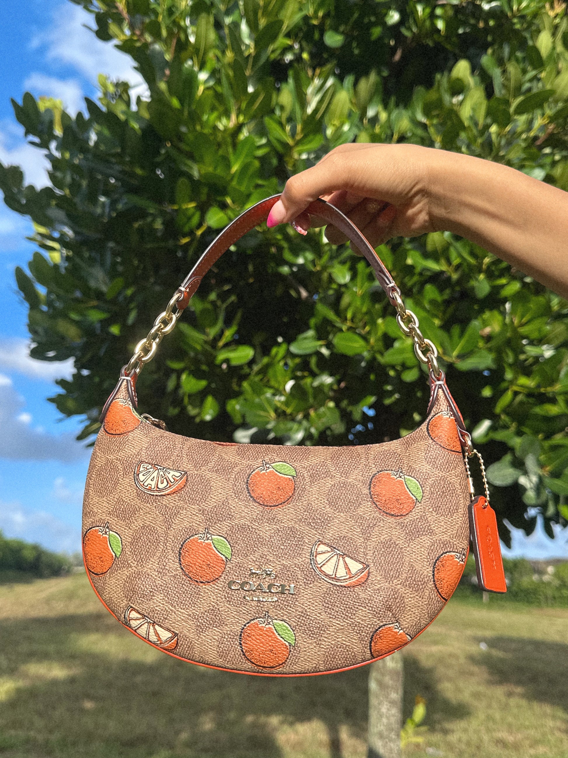 COACH PAYTON MINI BAG ORANGES