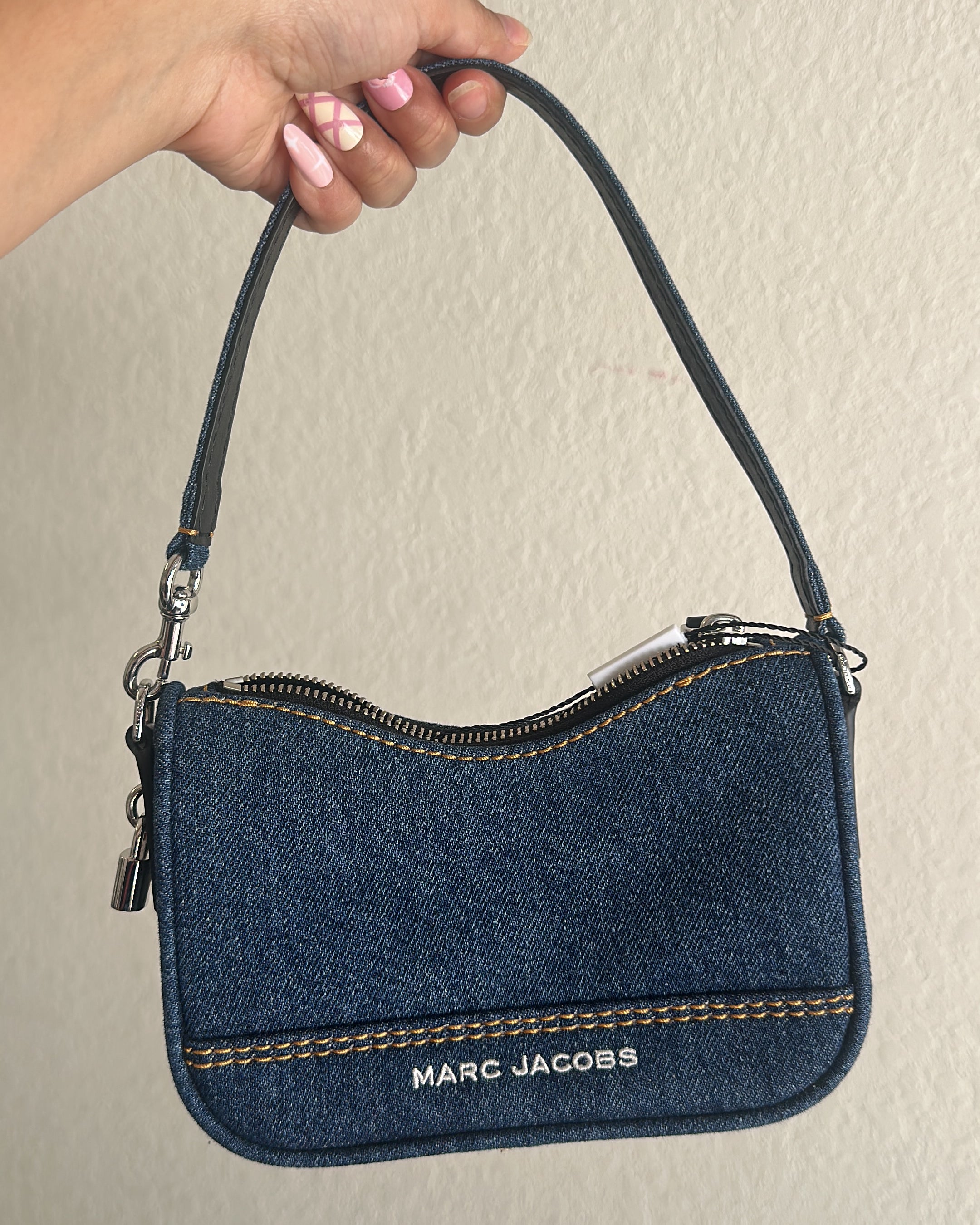 MARC JACOBS DENIM SHOULDER BAG