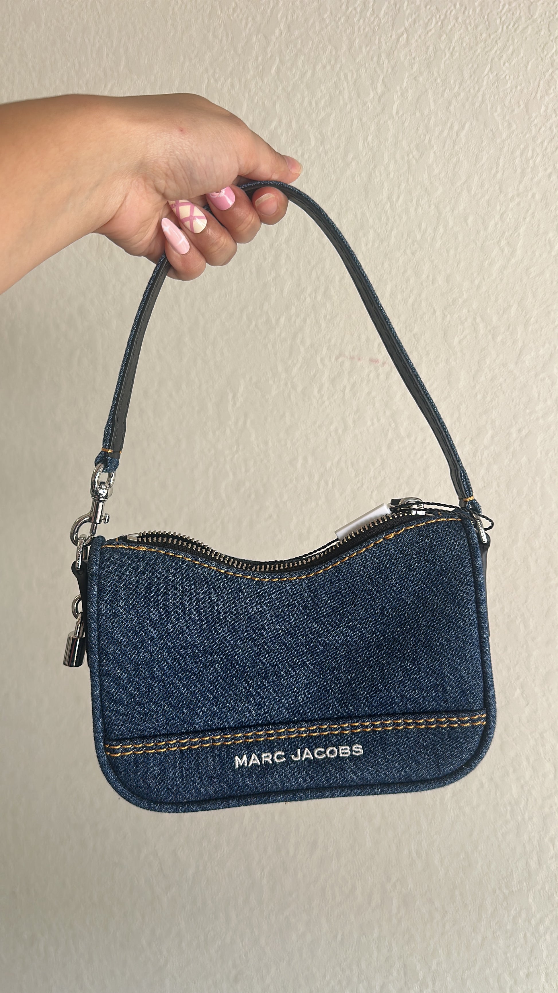 MARC JACOBS DENIM SHOULDER BAG