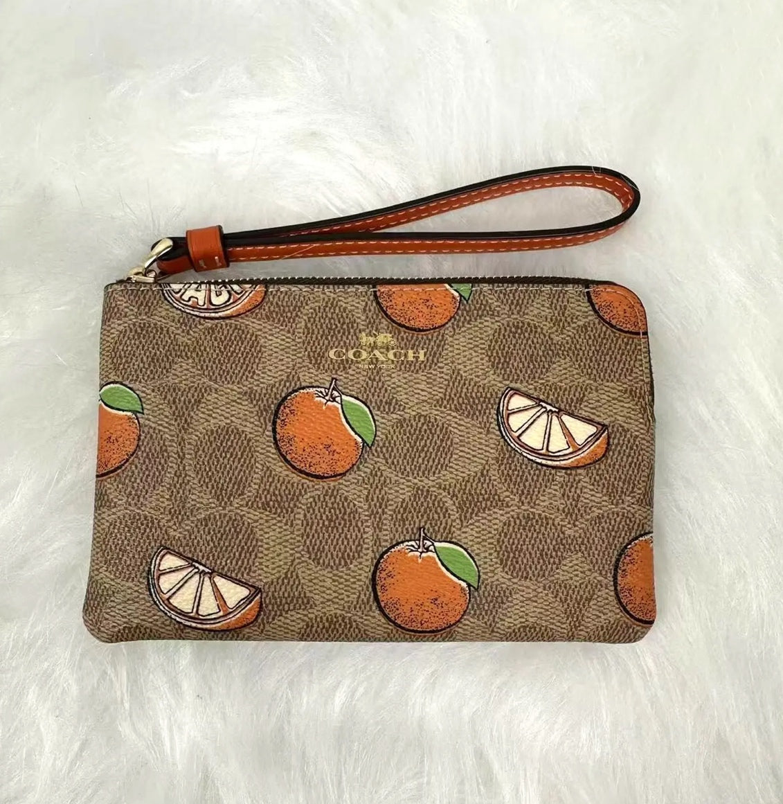 COACH ORANGES WRISTLET