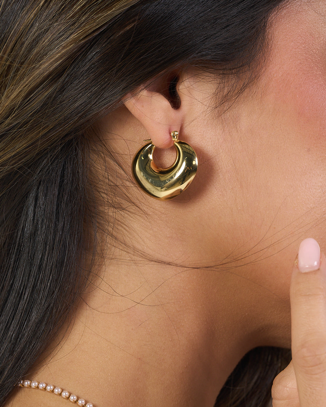 CORAL EARRING