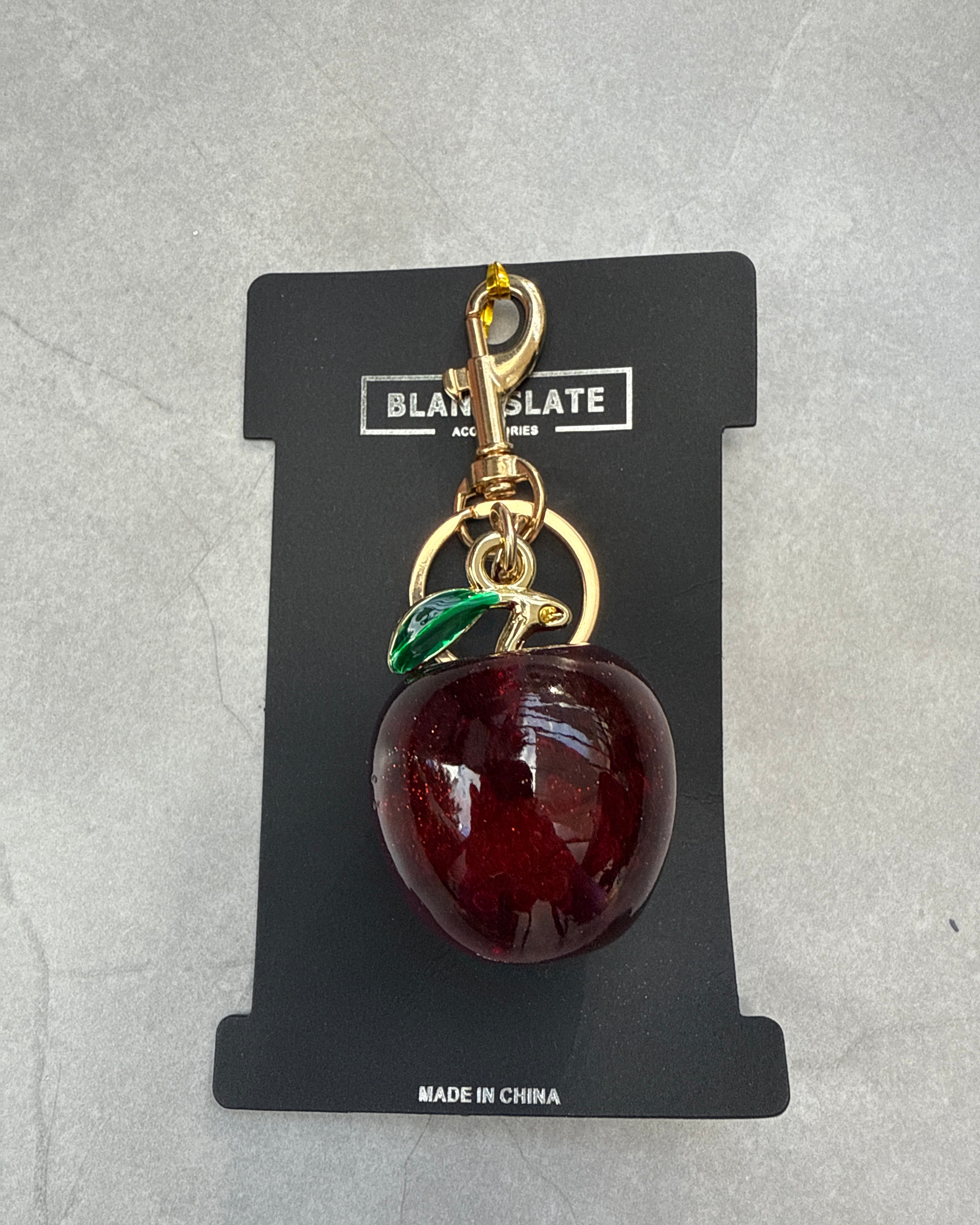 APPLE CHARM BAG