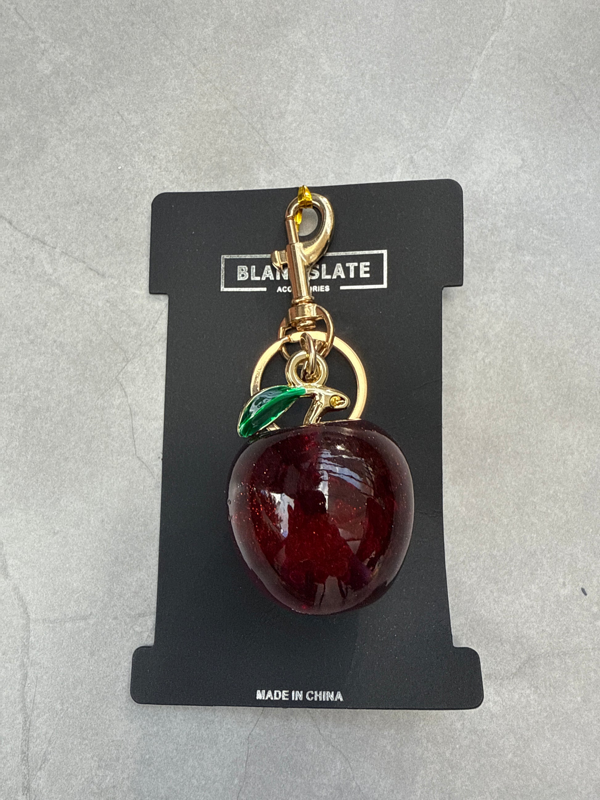 APPLE CHARM BAG