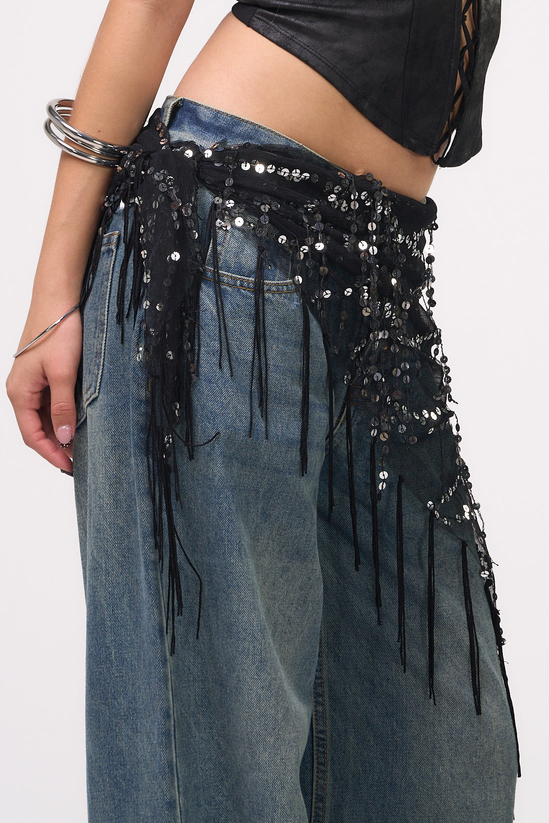 SEQUIN  BODY SCARF