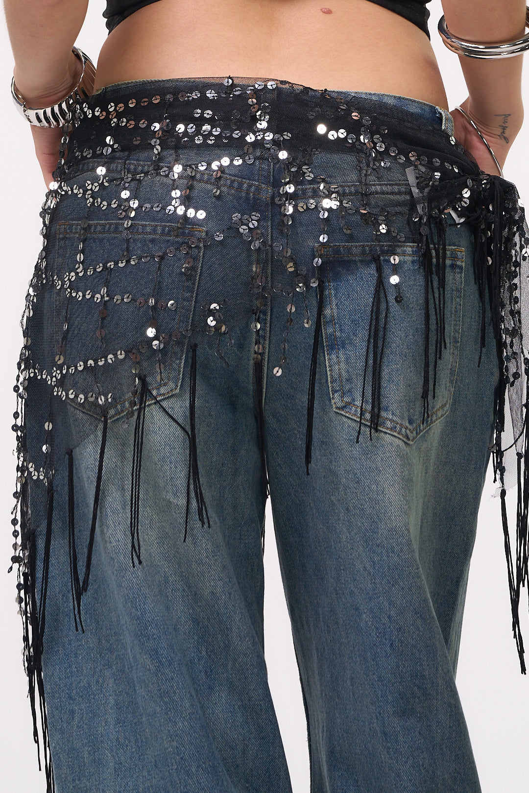 SEQUIN  BODY SCARF