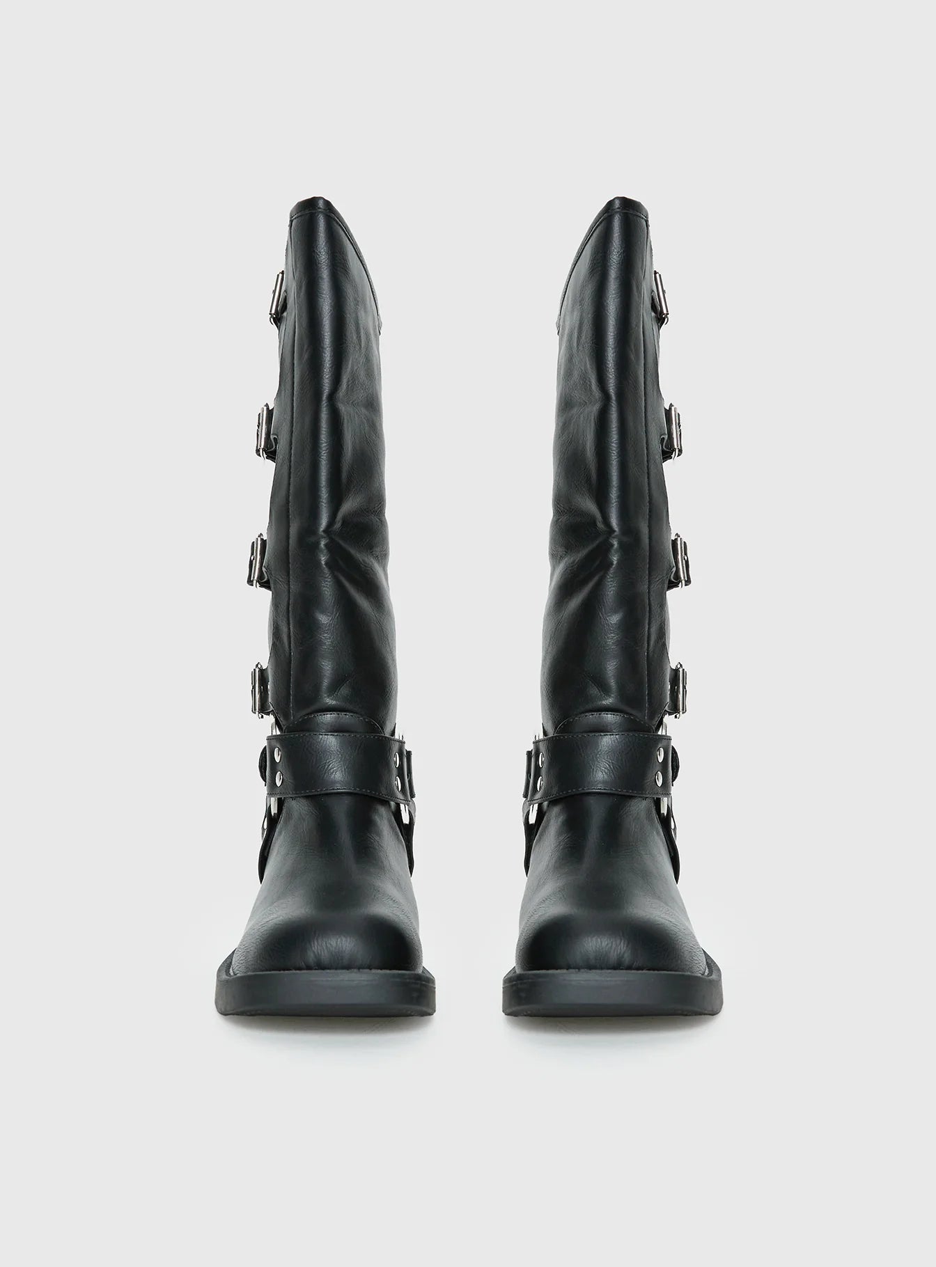 MOTO BLACK BOOTS