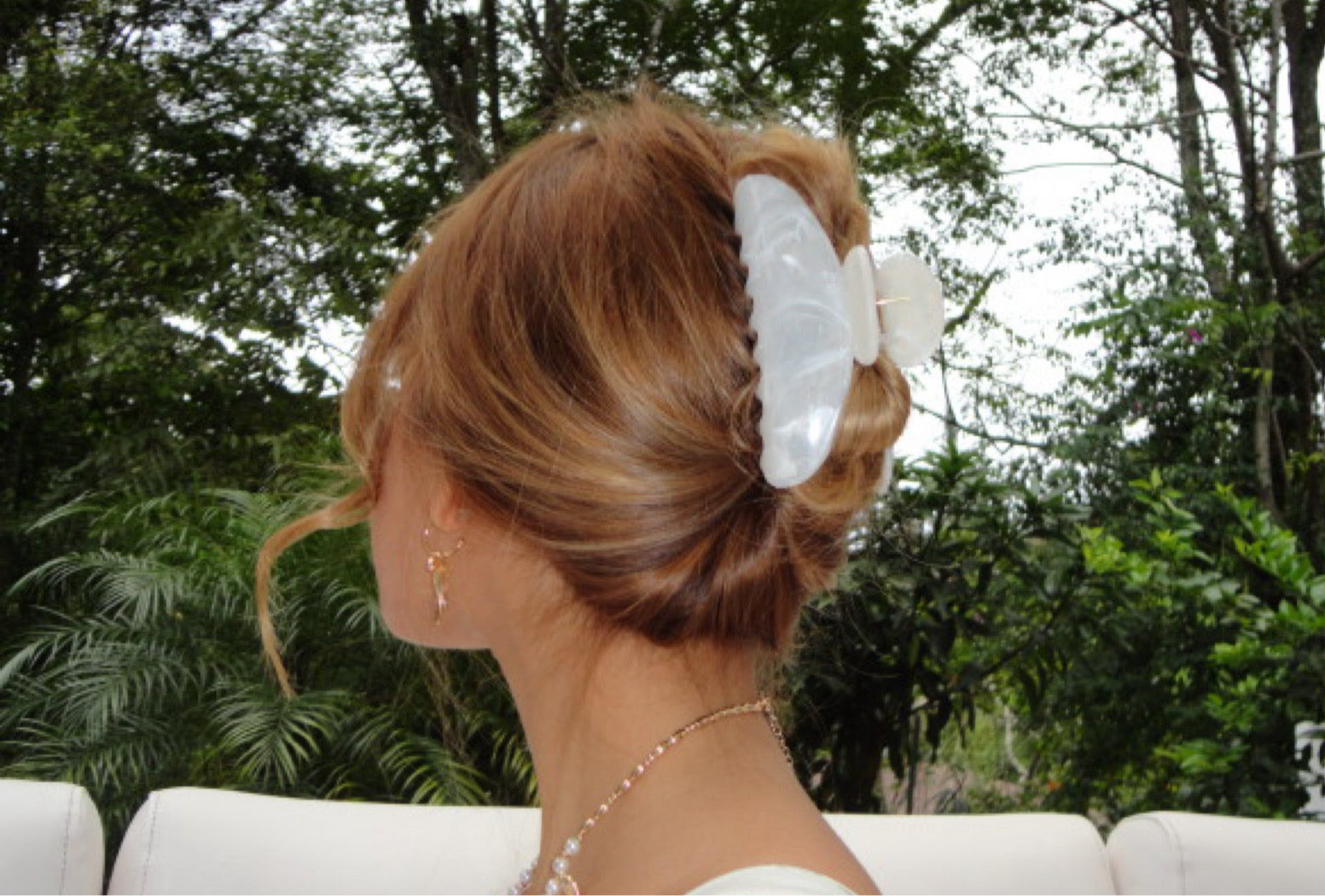 Mármol hair clip