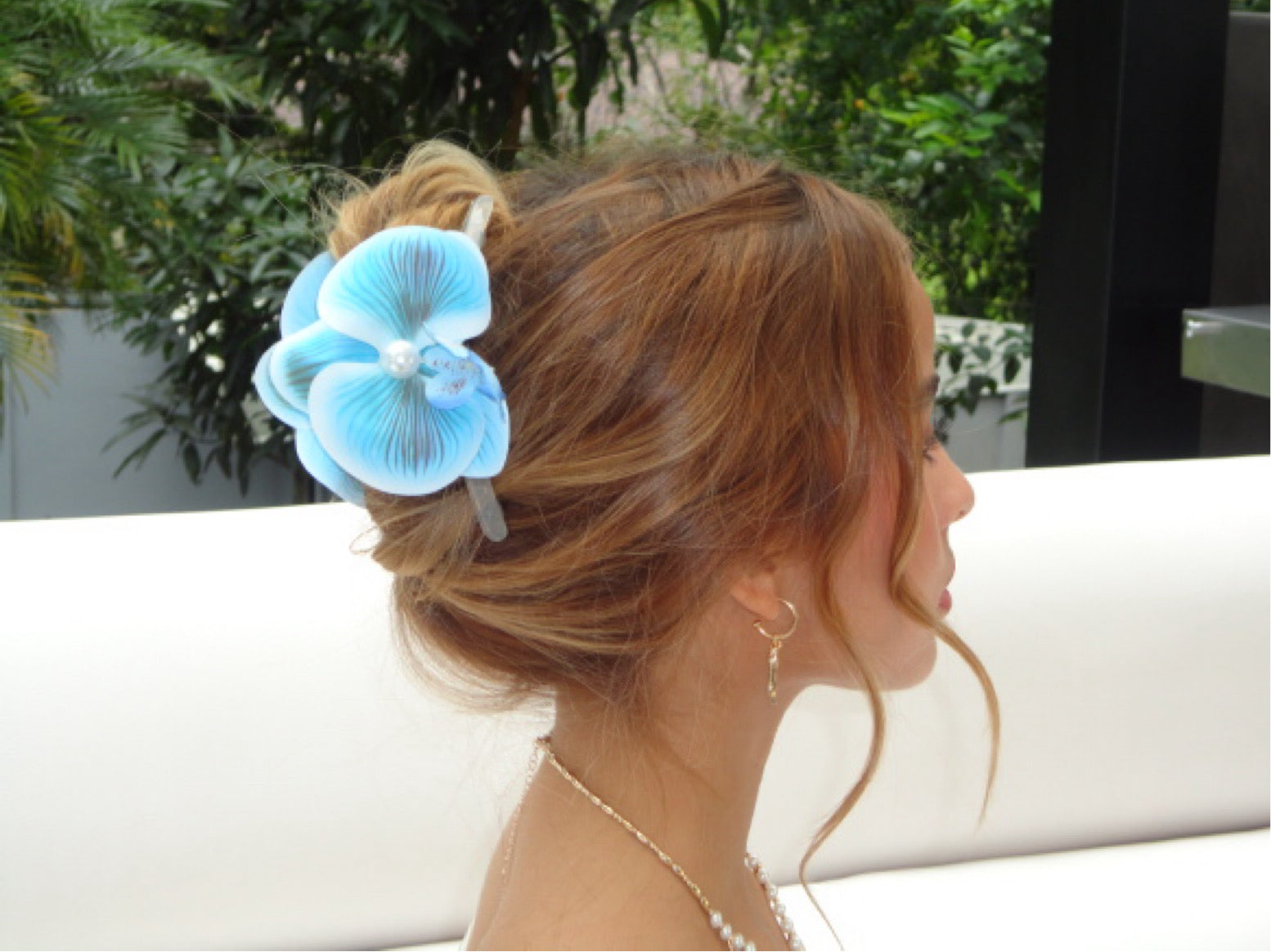 Flower hair clip