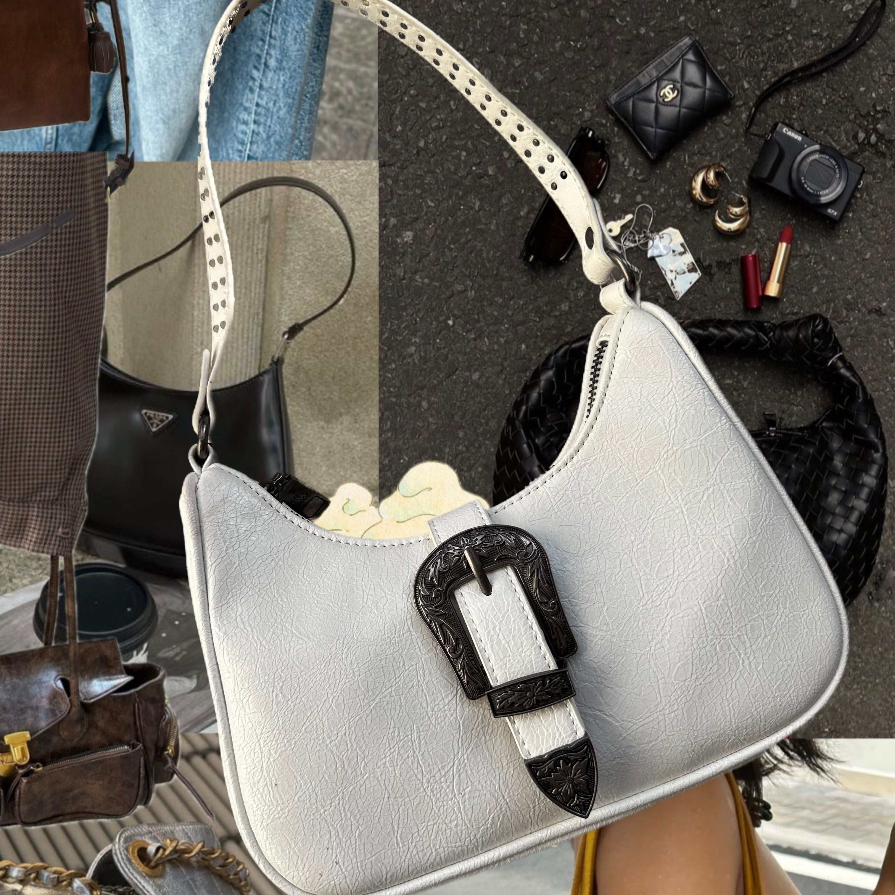 STEVE MADDEN BUCKLE BAG