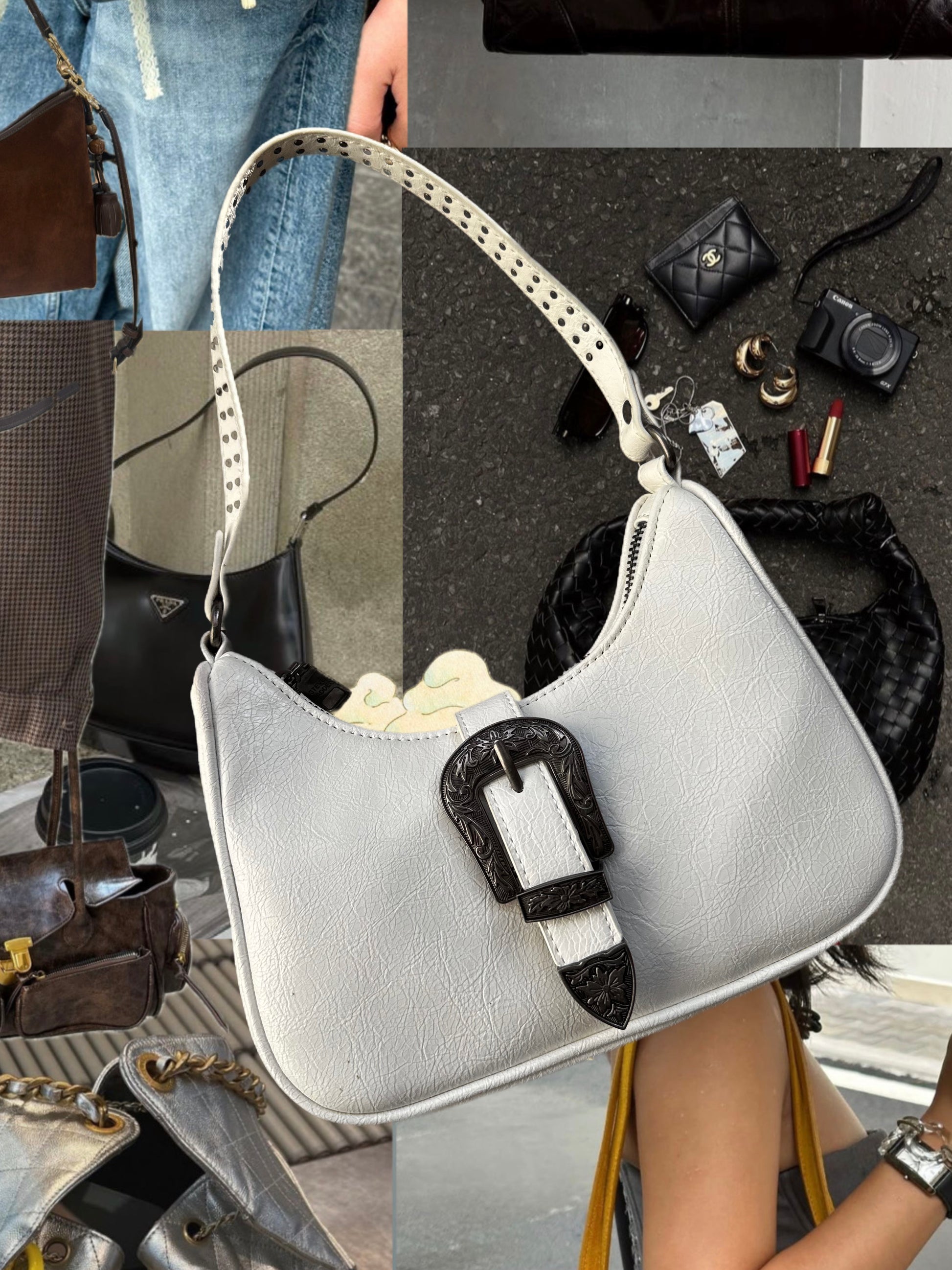 STEVE MADDEN BUCKLE BAG