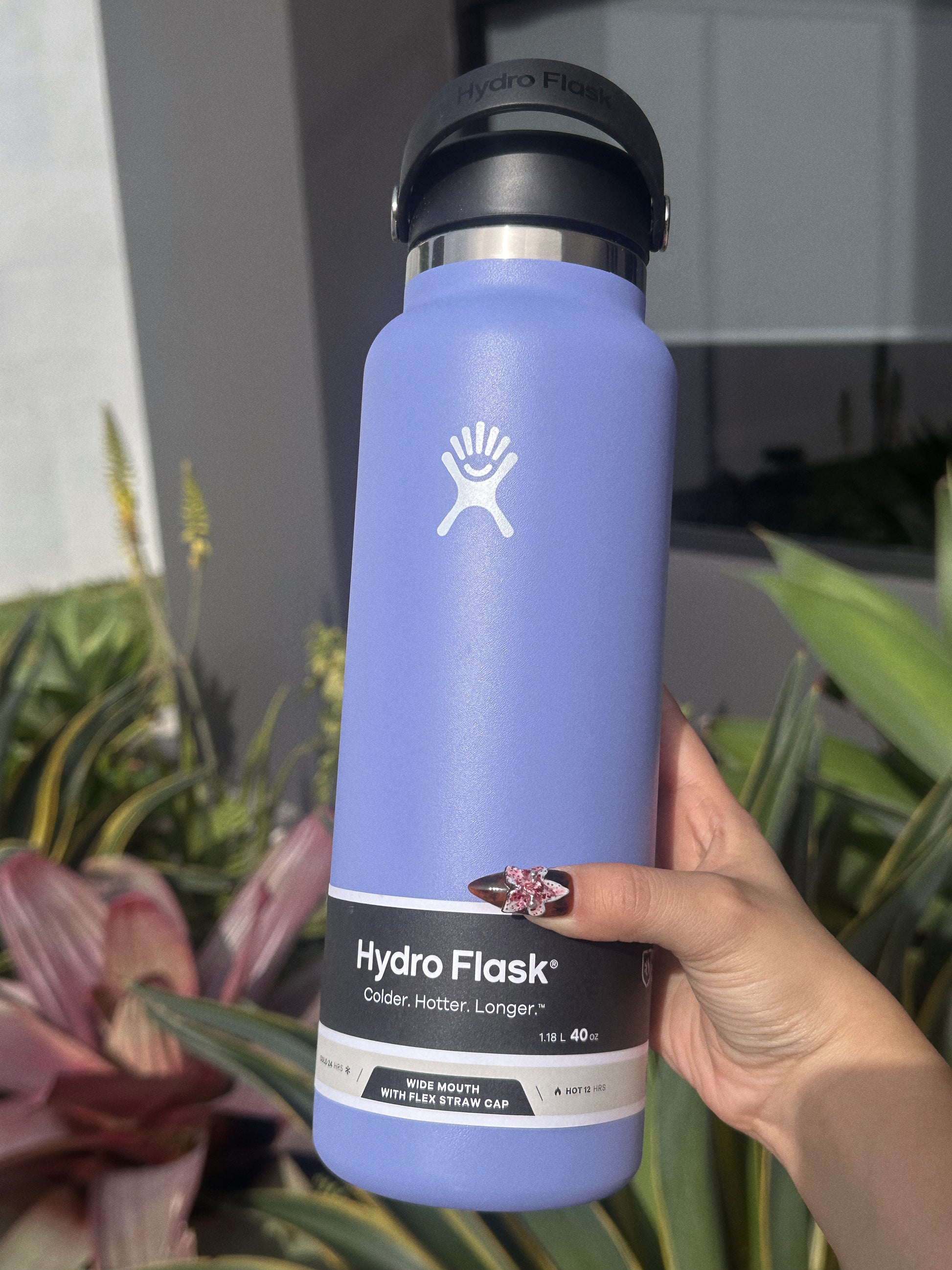 HYDROFLASK BOTTLE 40 OZ PURPLE